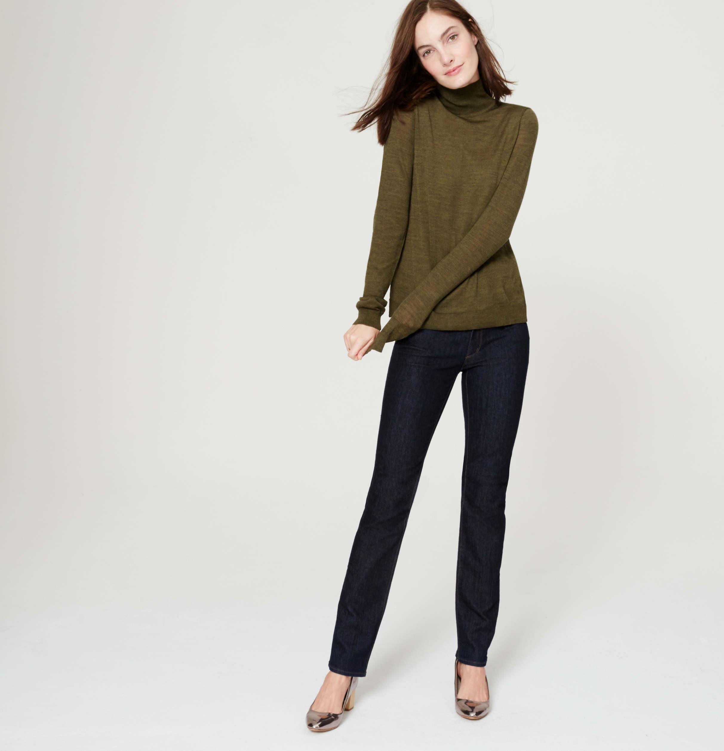 ann taylor loft modern straight jeans