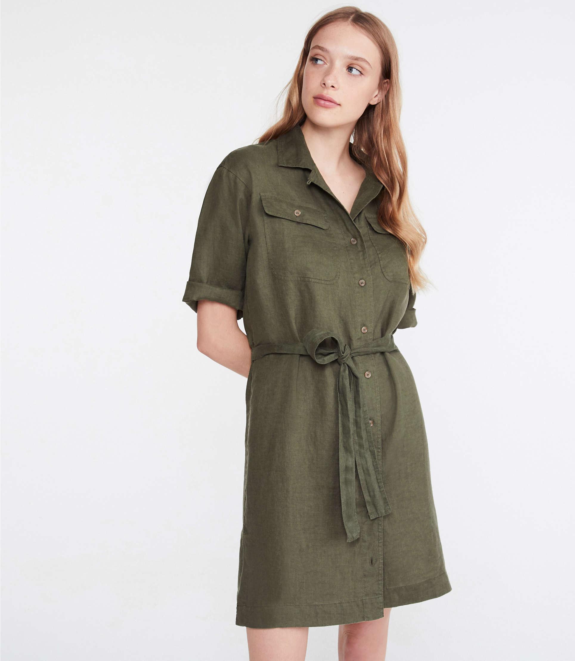 loft linen dress