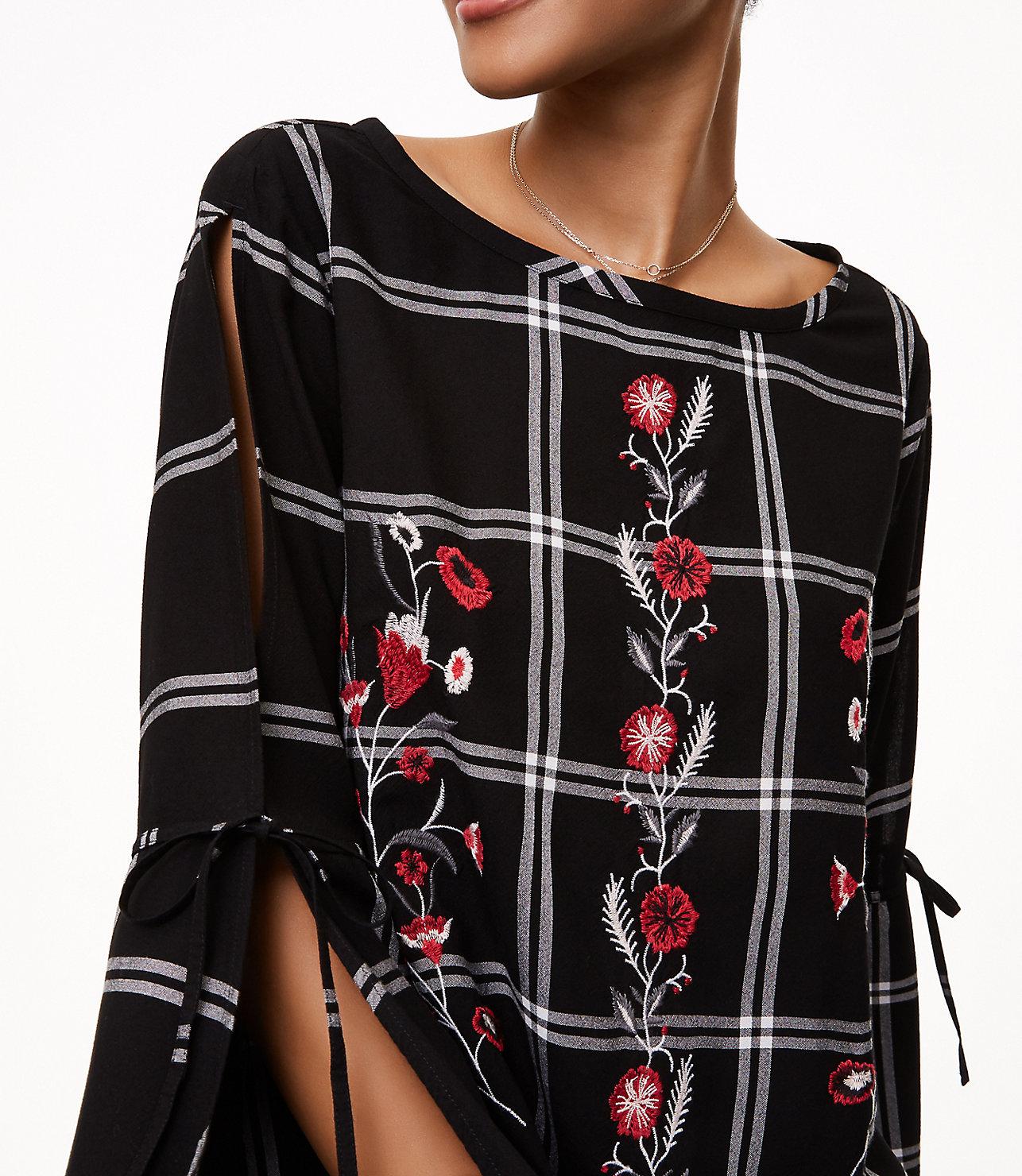 loft black tops