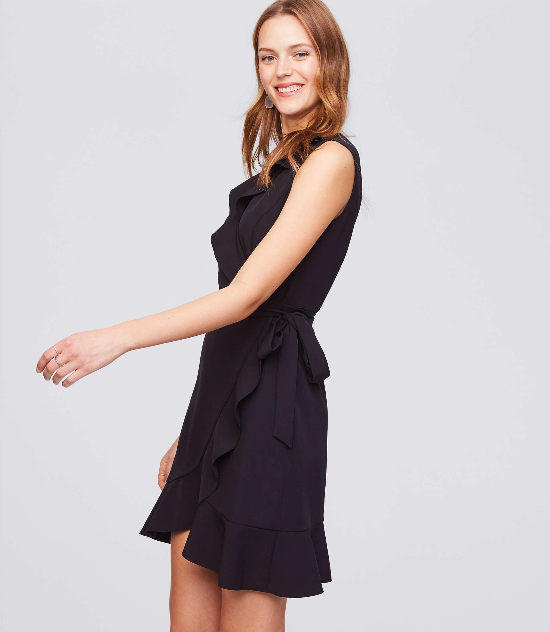 loft ruffle dress