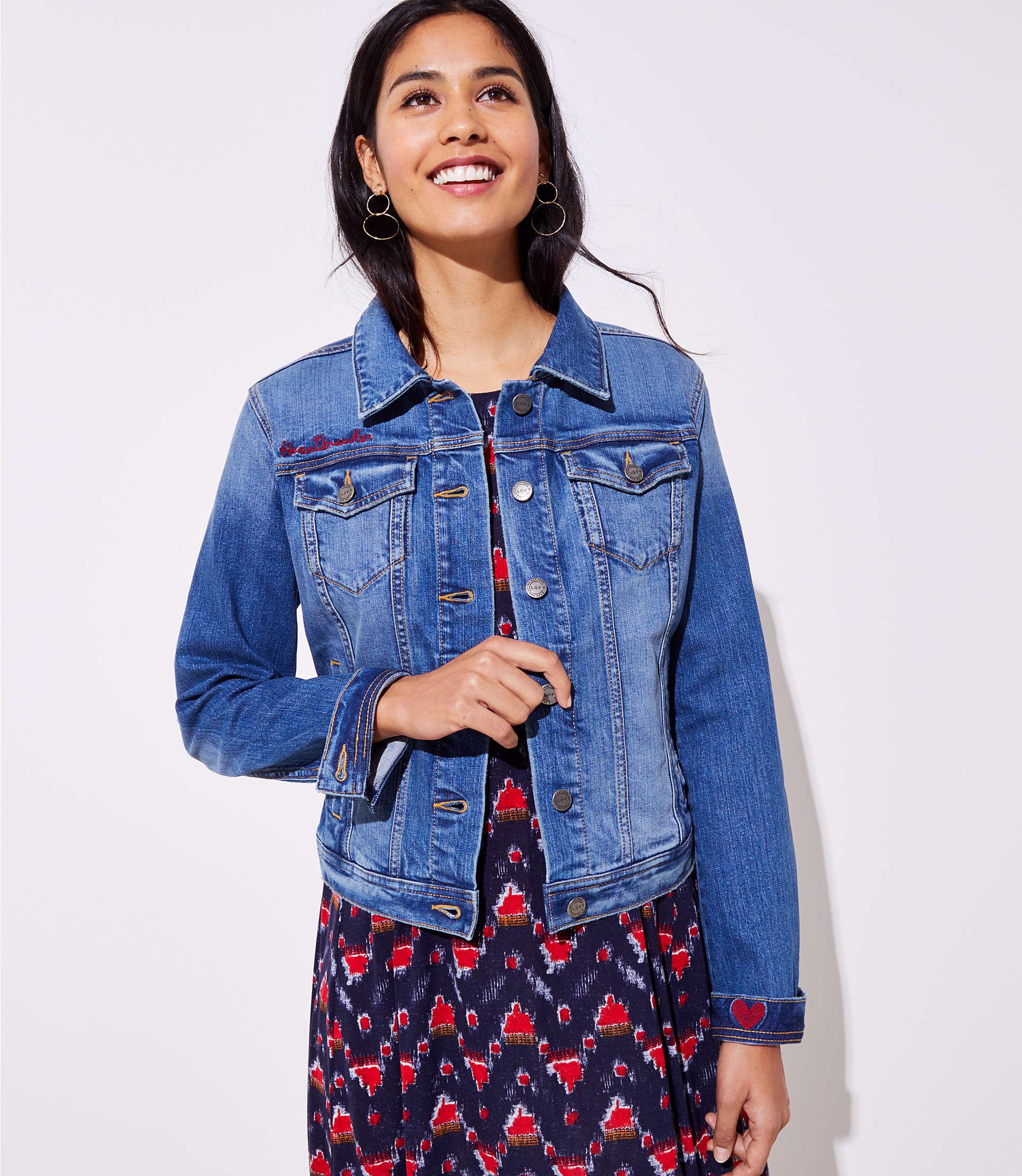 the loft jean jacket