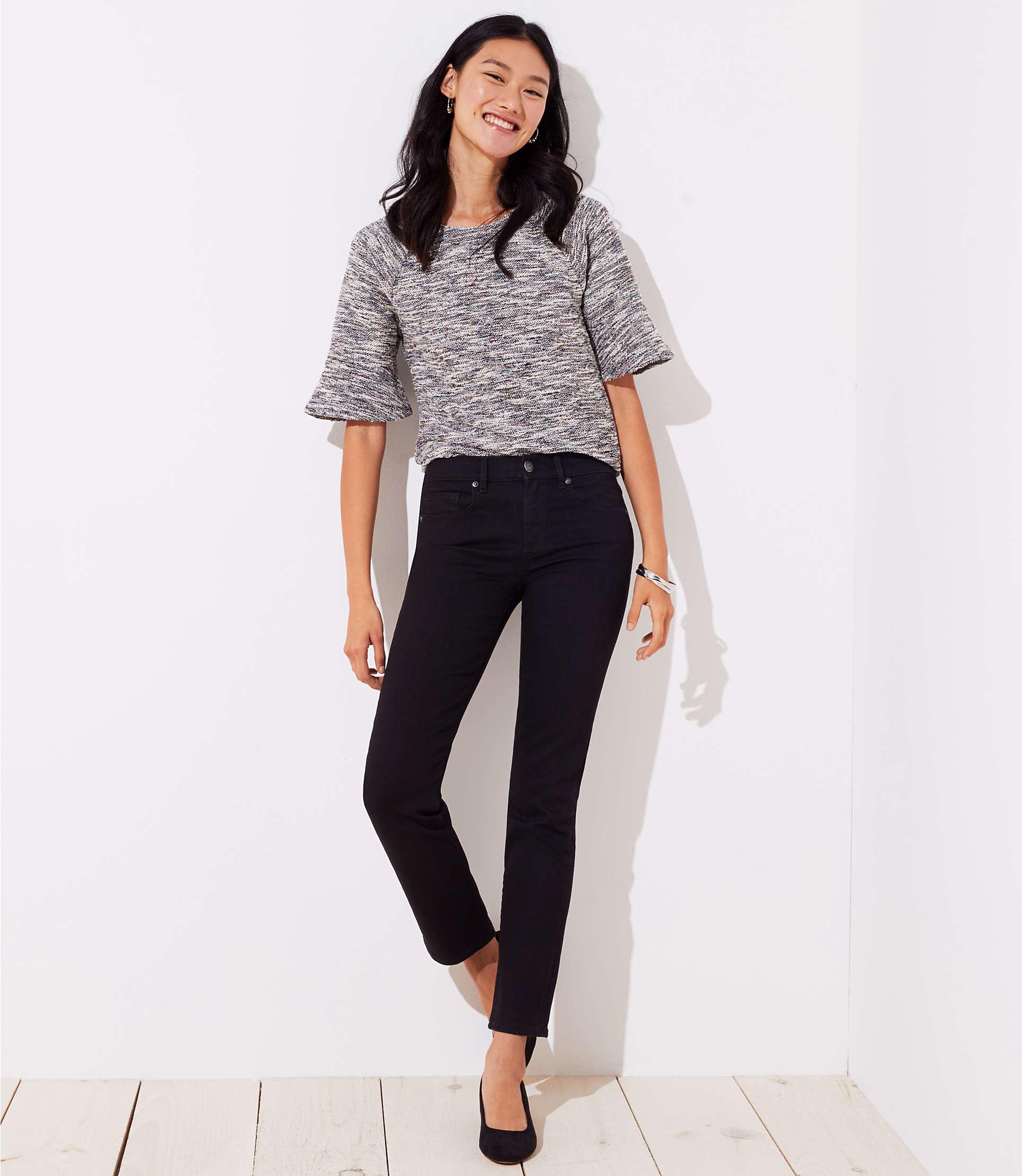 ann taylor loft modern straight jeans