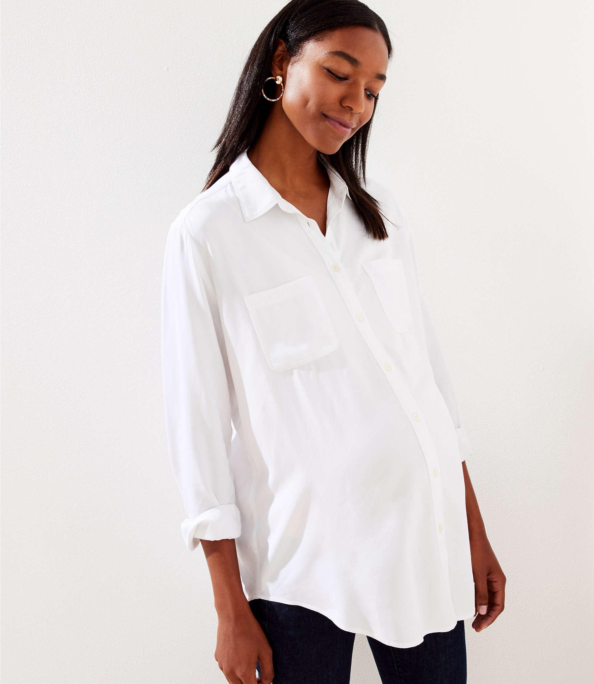 loft maternity tops