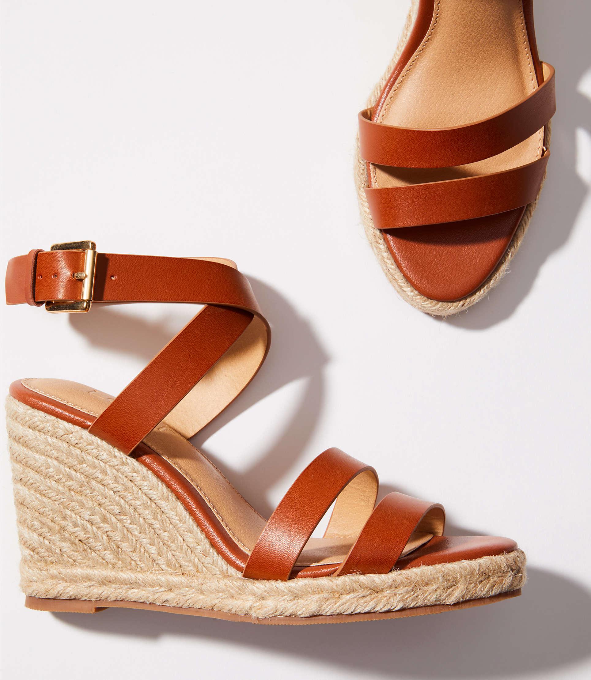 Brown wedge sandals tyredmx