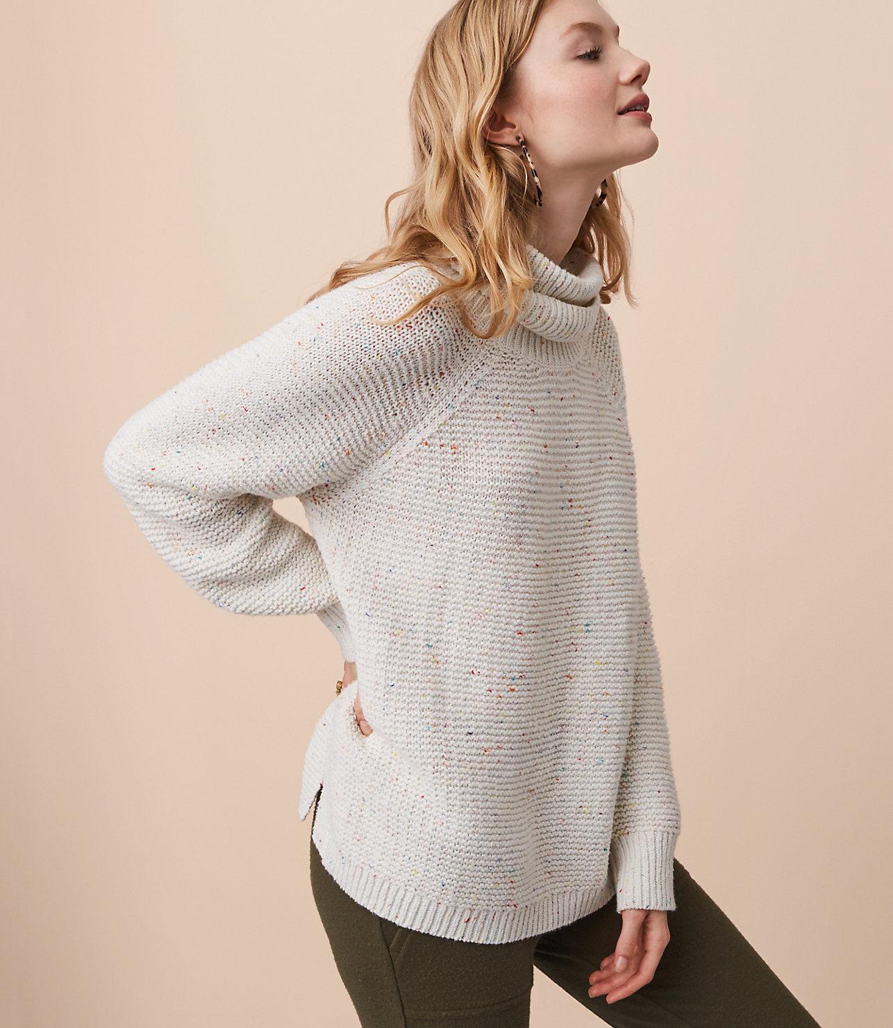 lou and grey white sweater