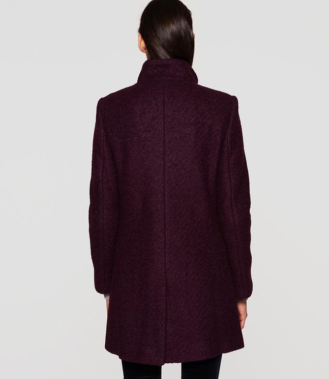 loft purple coat