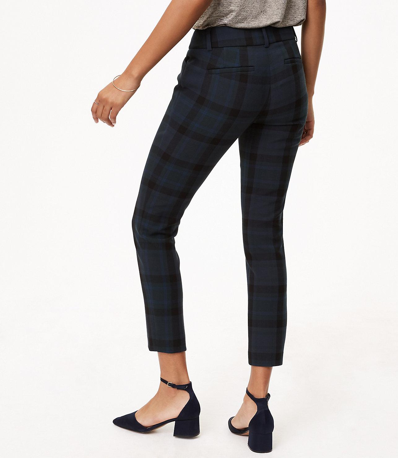 loft plaid pants