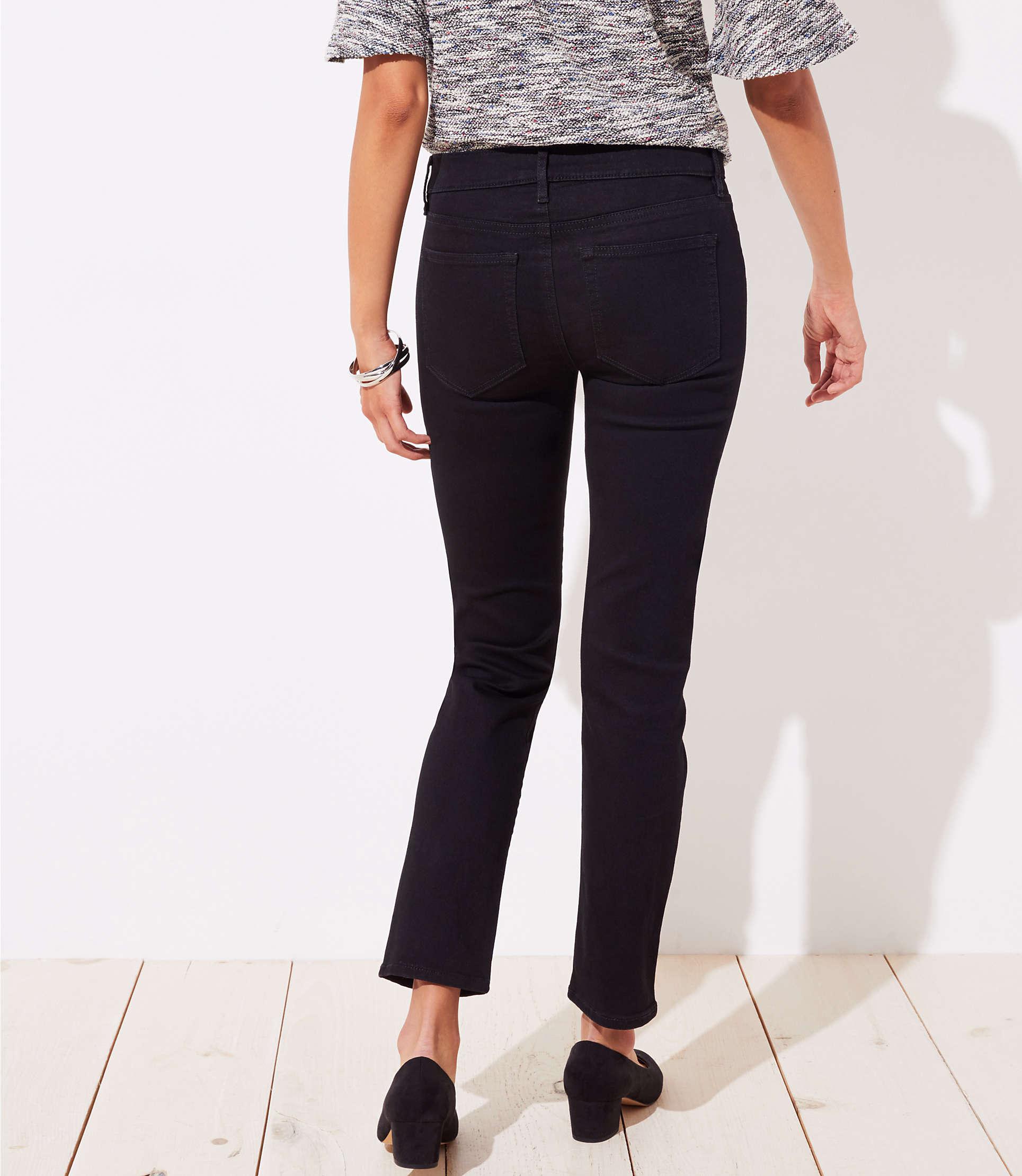 ann taylor loft modern straight jeans