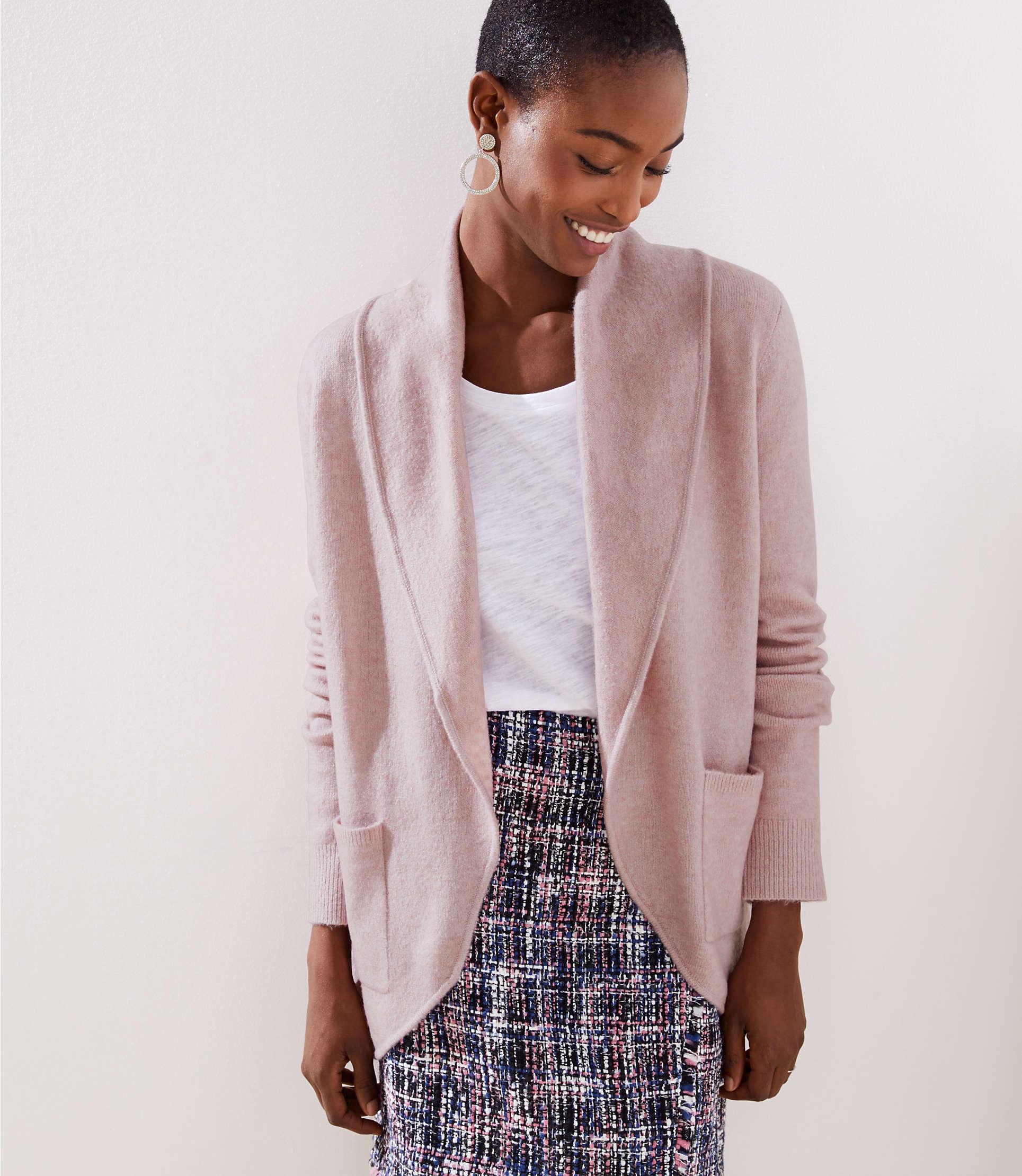 cozy open cardigan