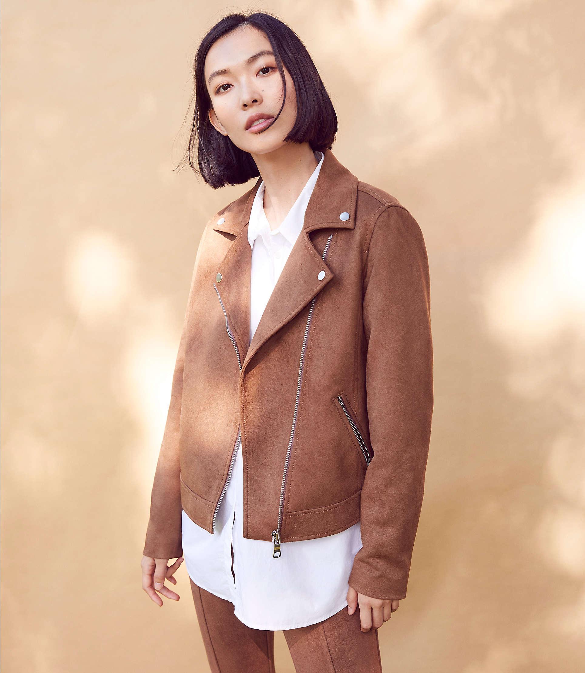 loft faux leather jacket