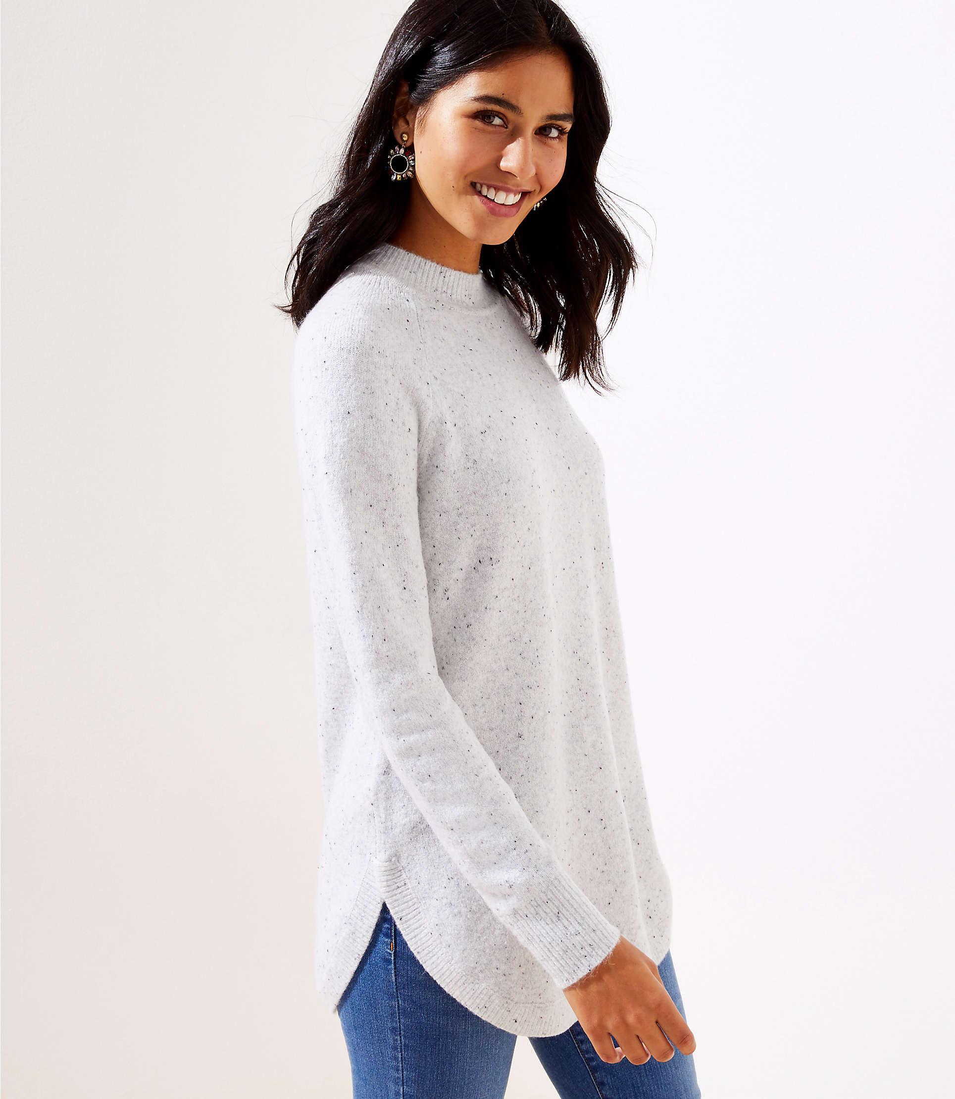 loft mock neck sweater