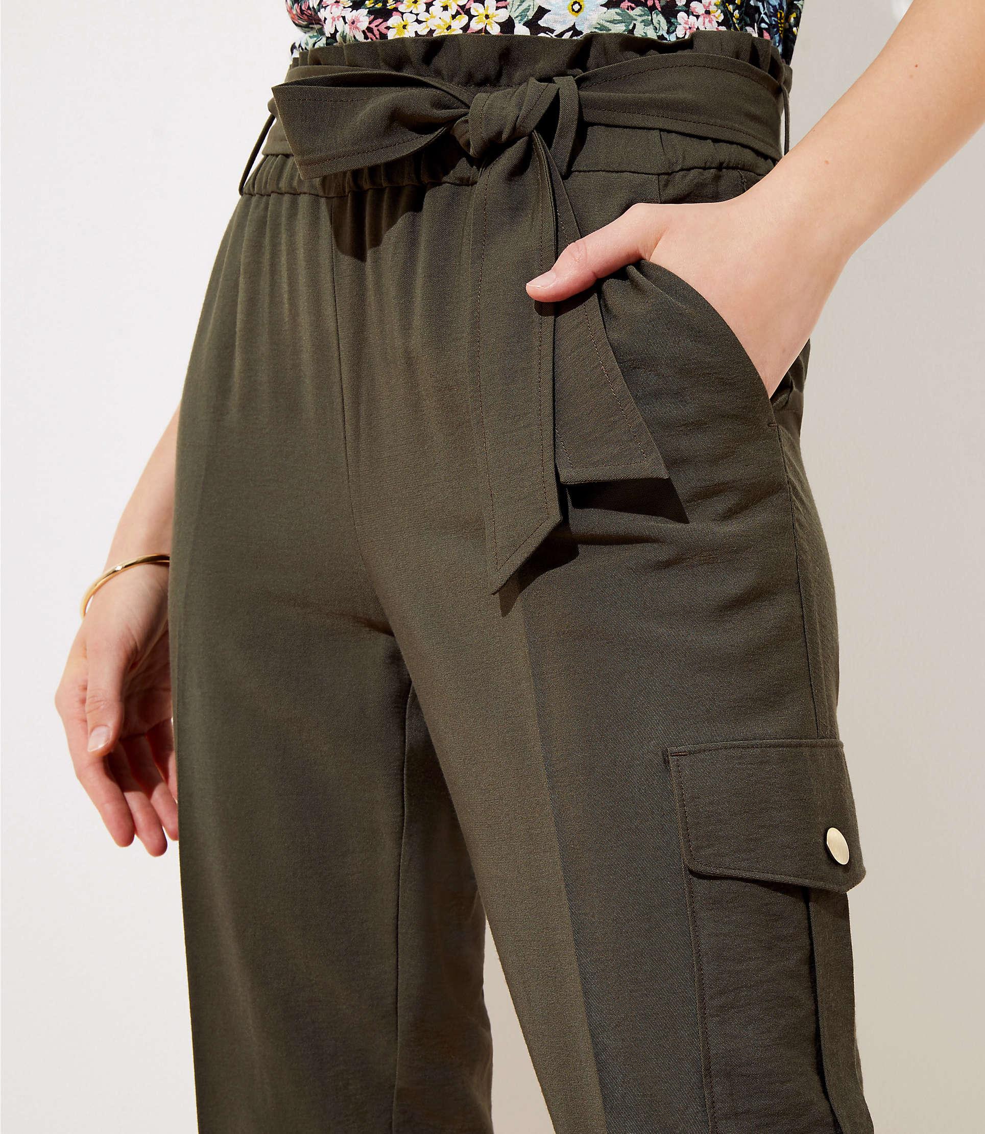 loft green pants