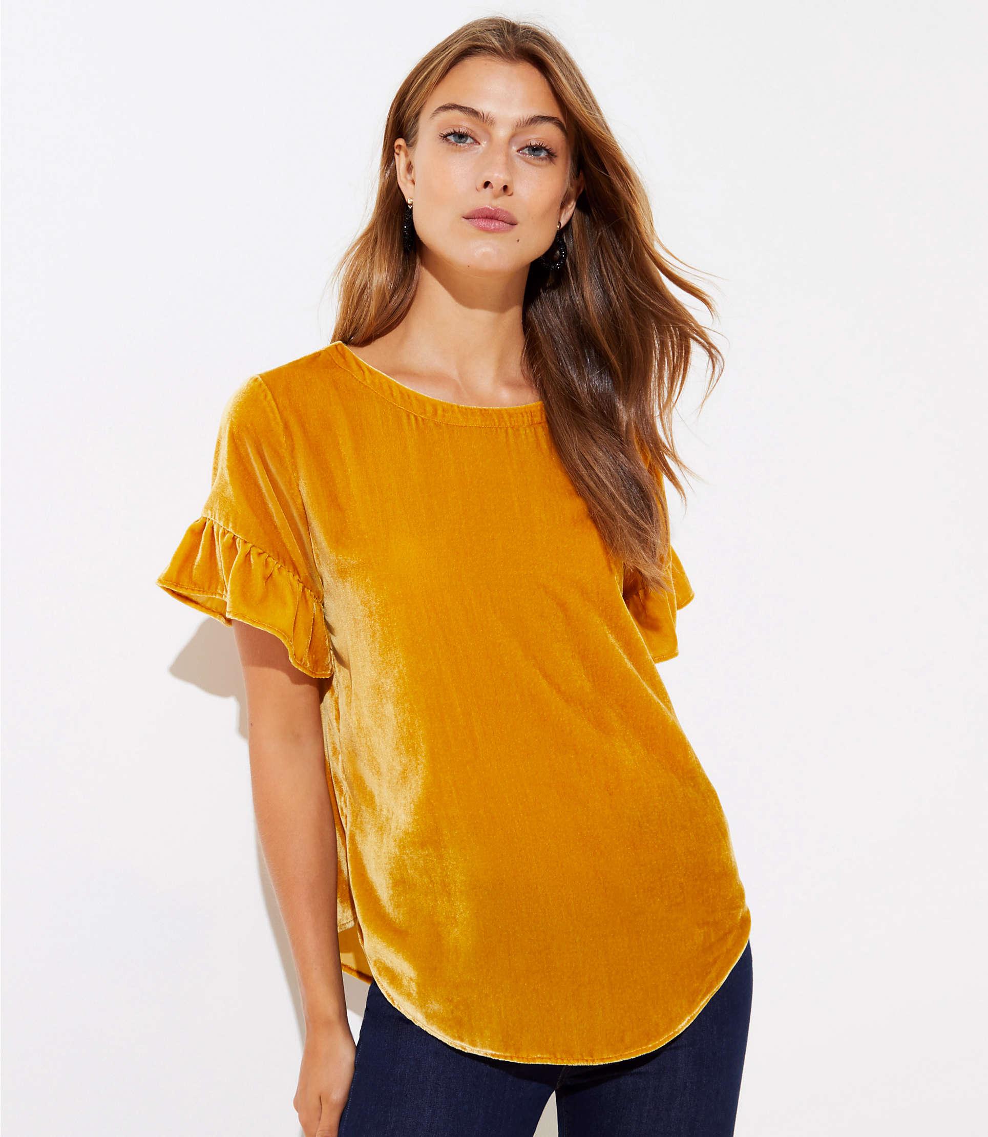 loft velvet top