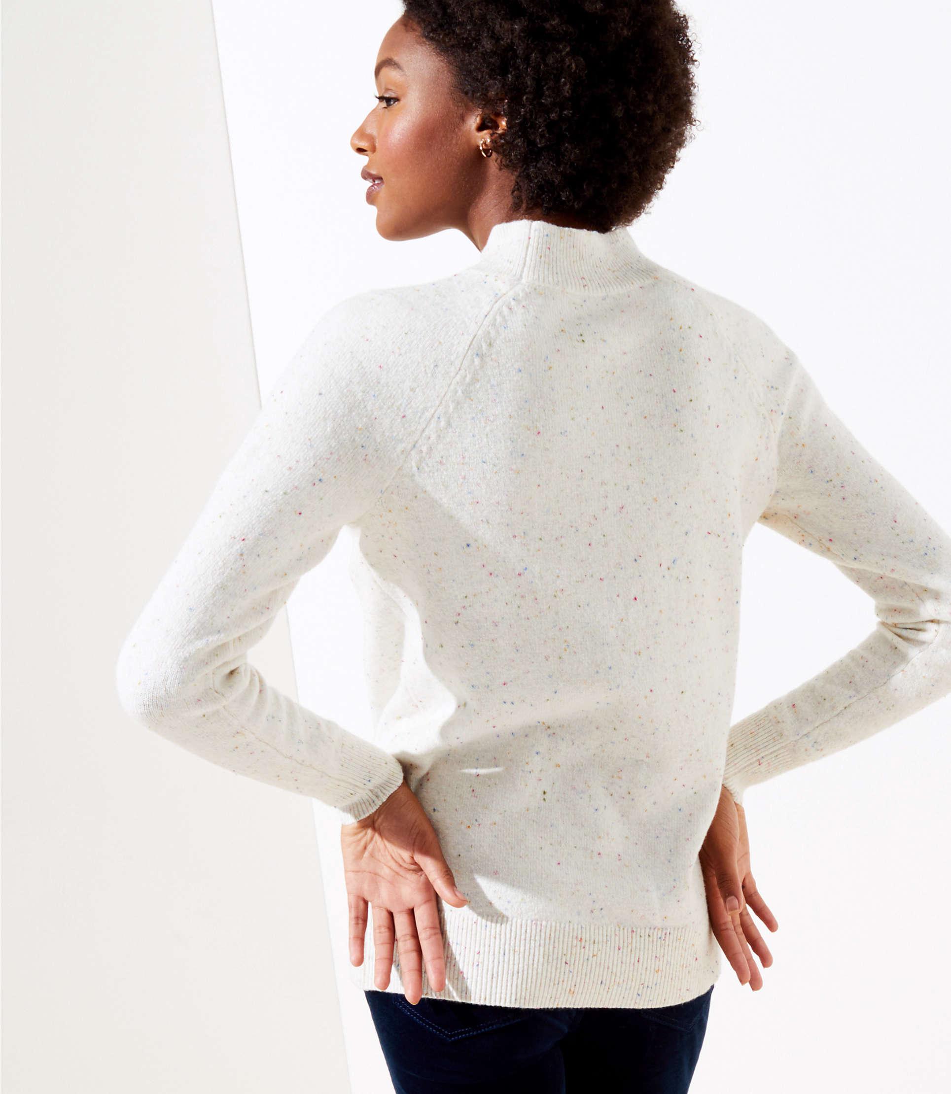 loft mock neck sweater