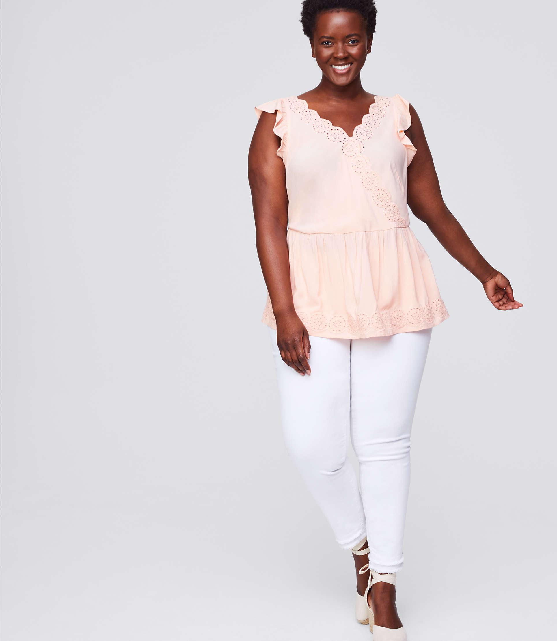 loft peplum top