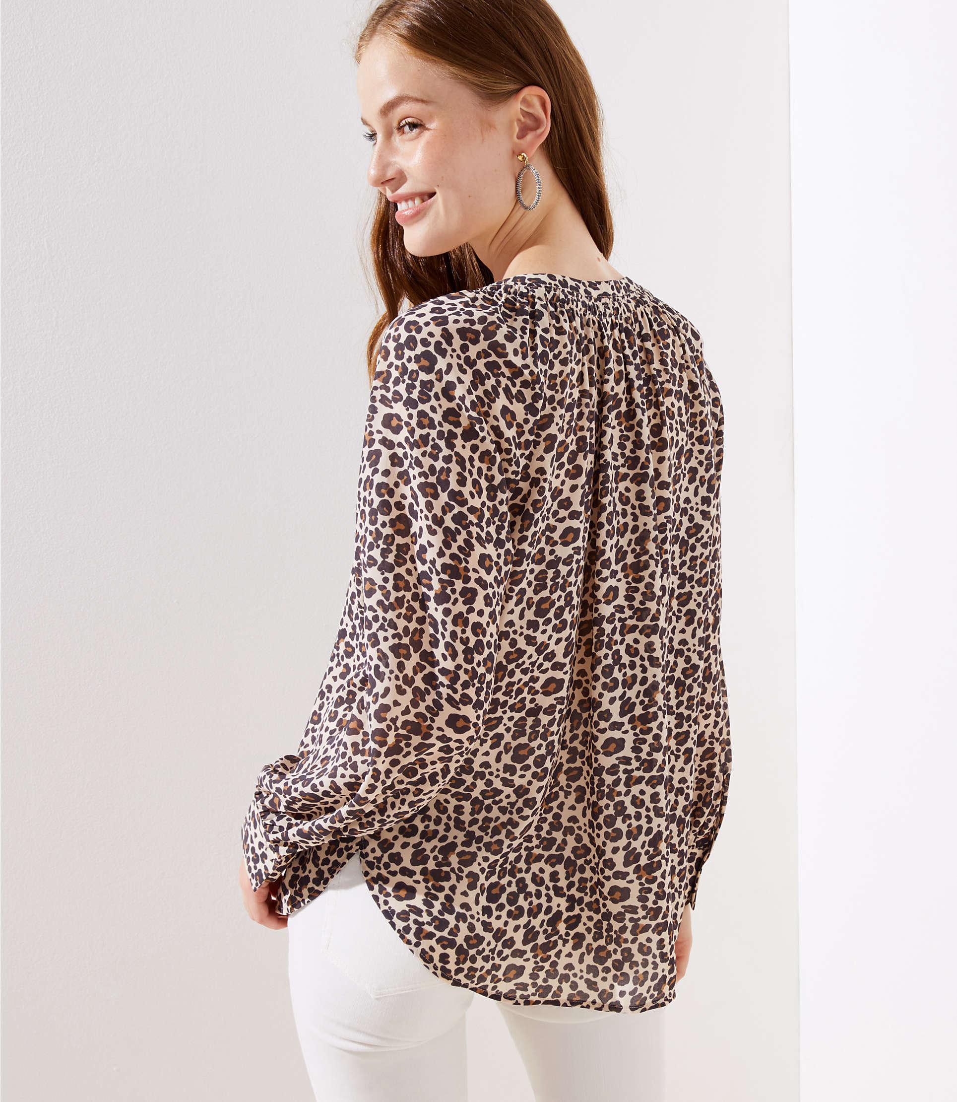 loft leopard top