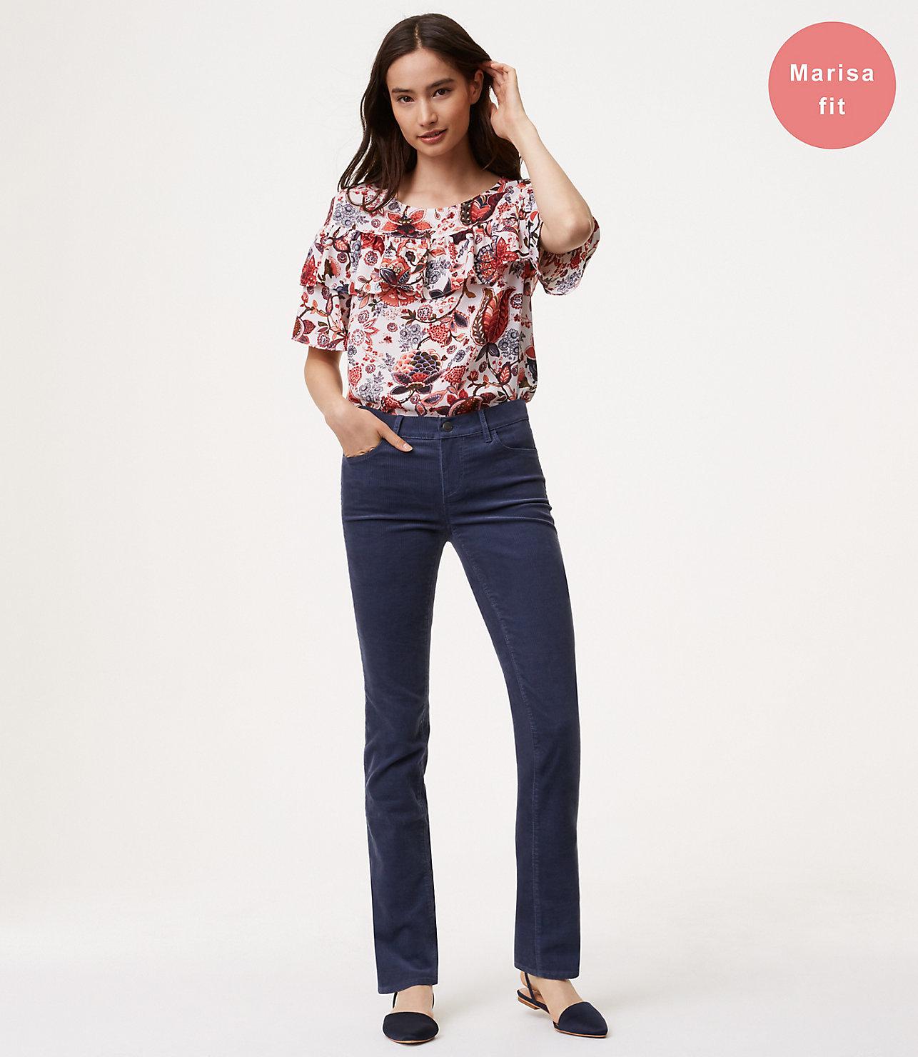 loft modern straight corduroy