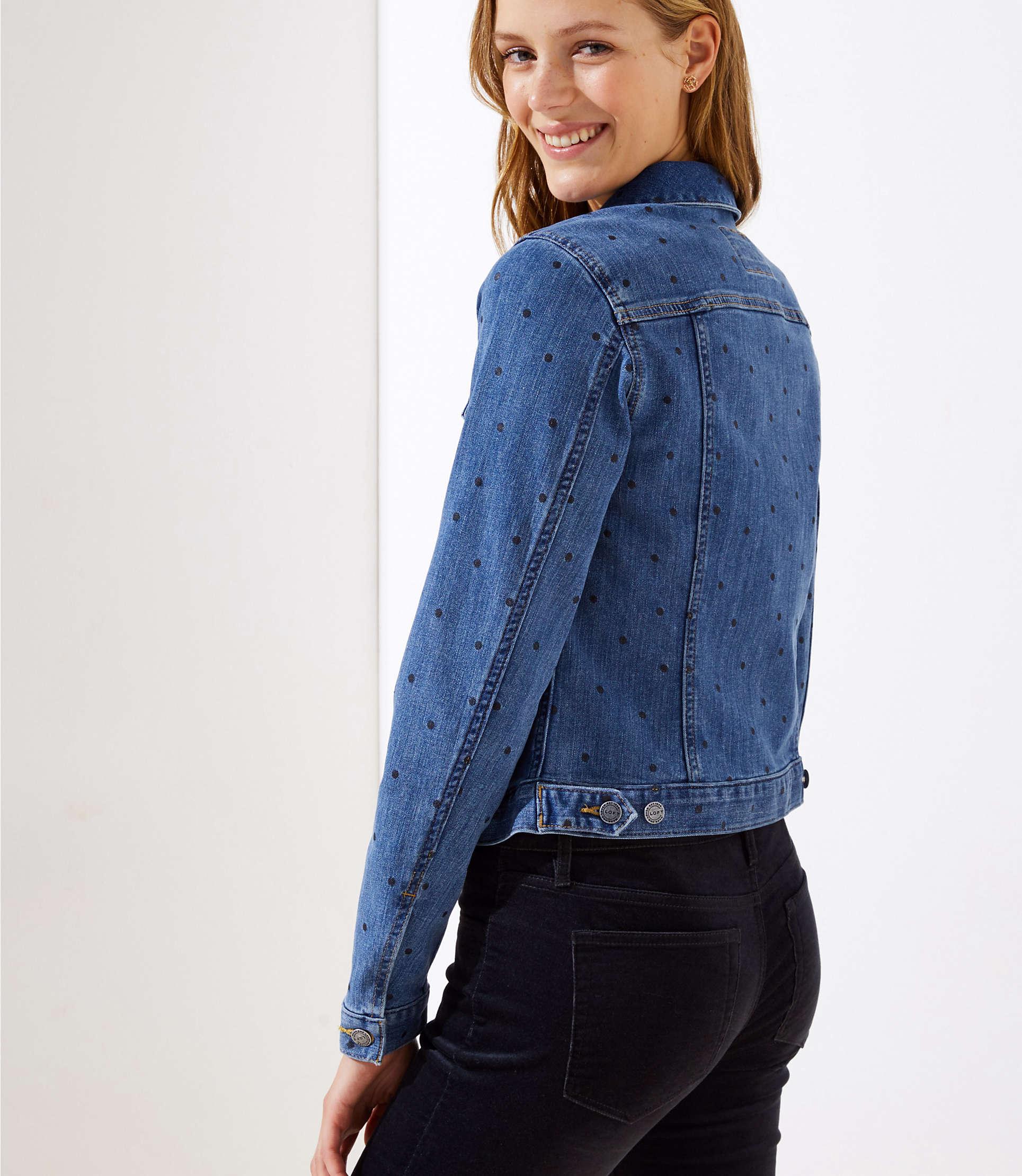 loft polka dot jeans