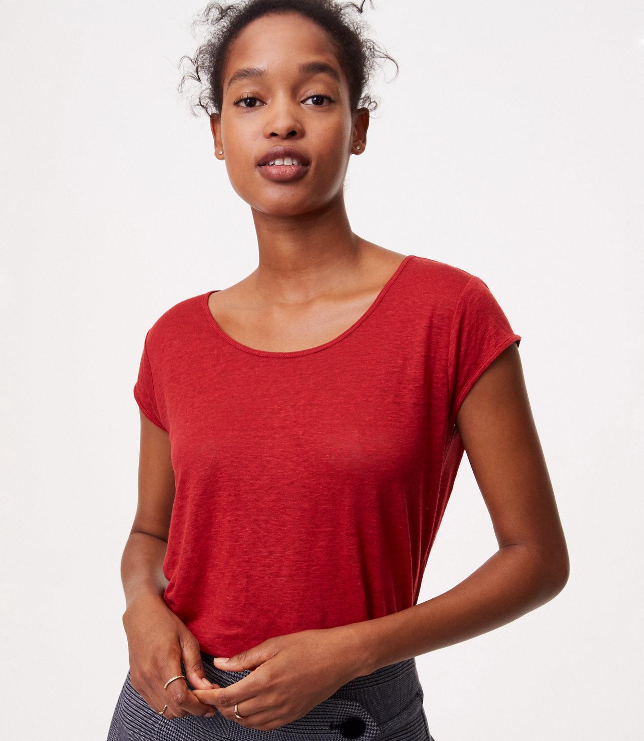 loft crew neck tee