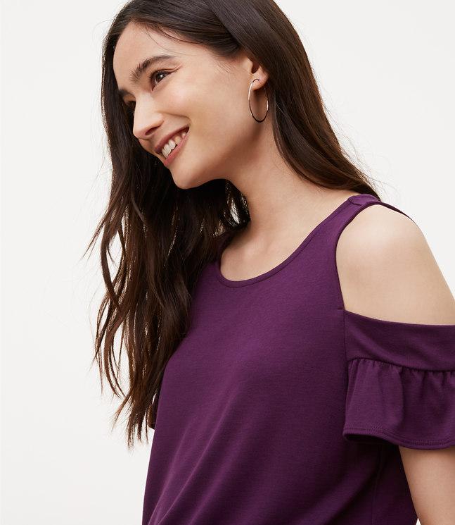 loft cold shoulder tops