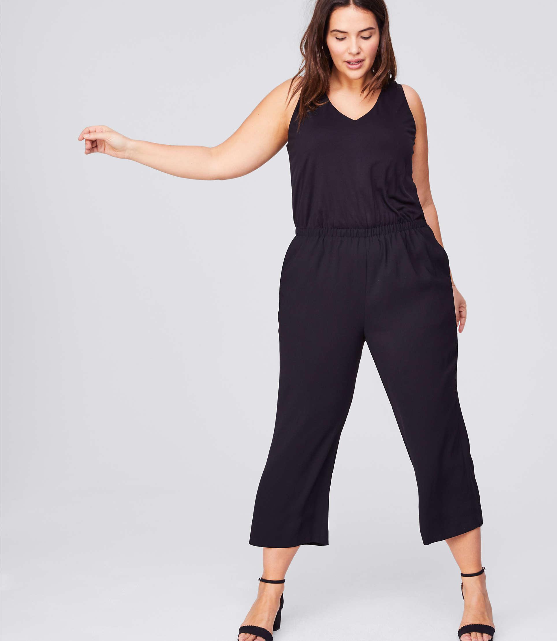 loft black jumpsuit