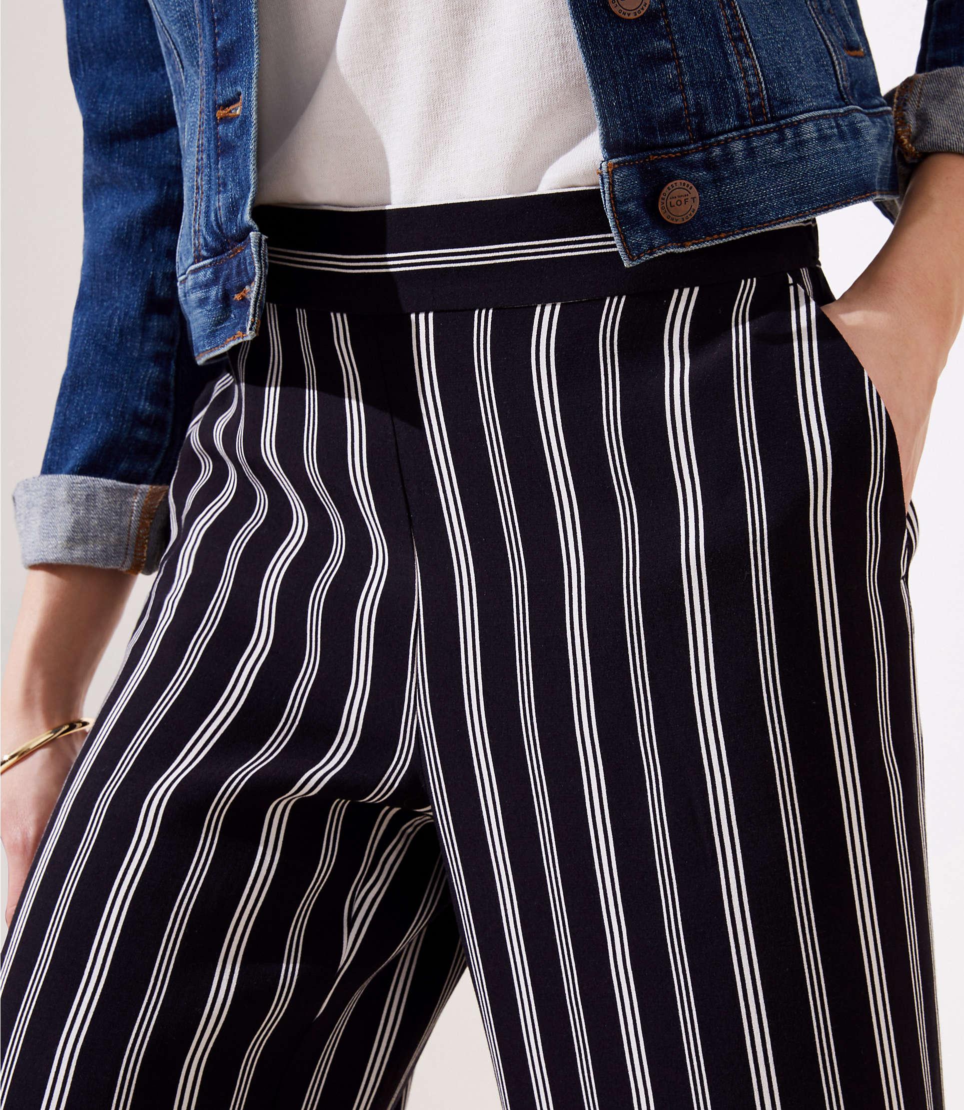 loft striped pants