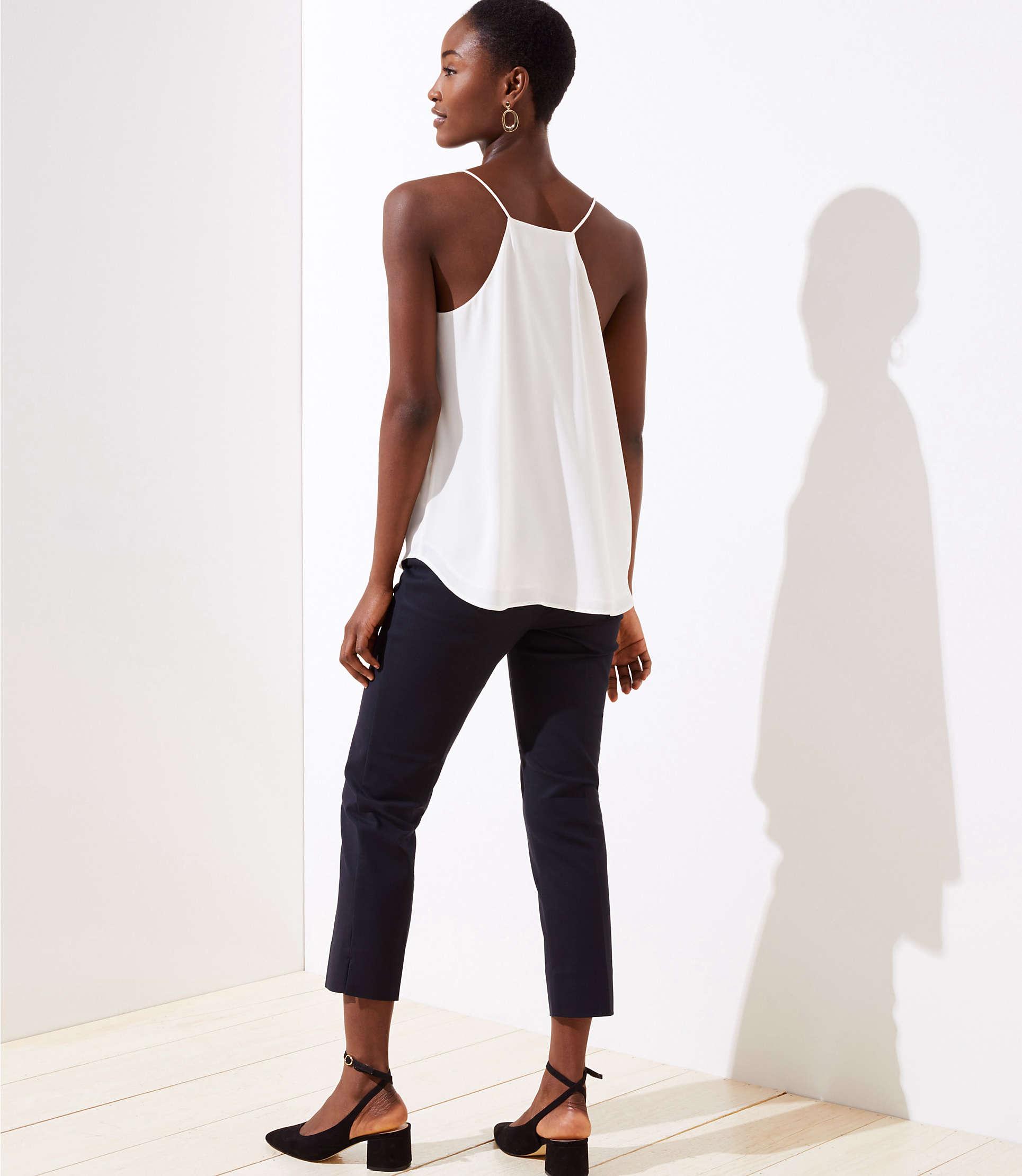 scalloped strappy cami