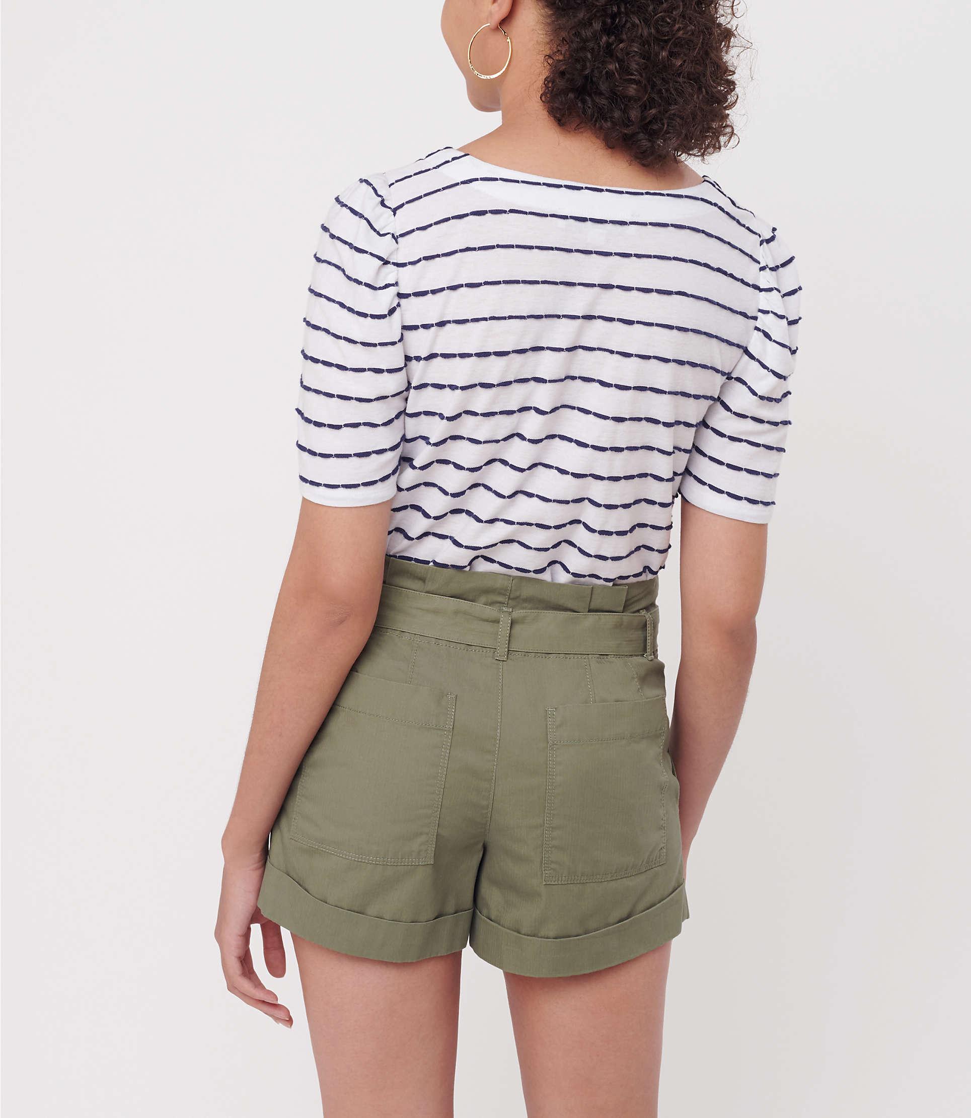 loft paper bag shorts