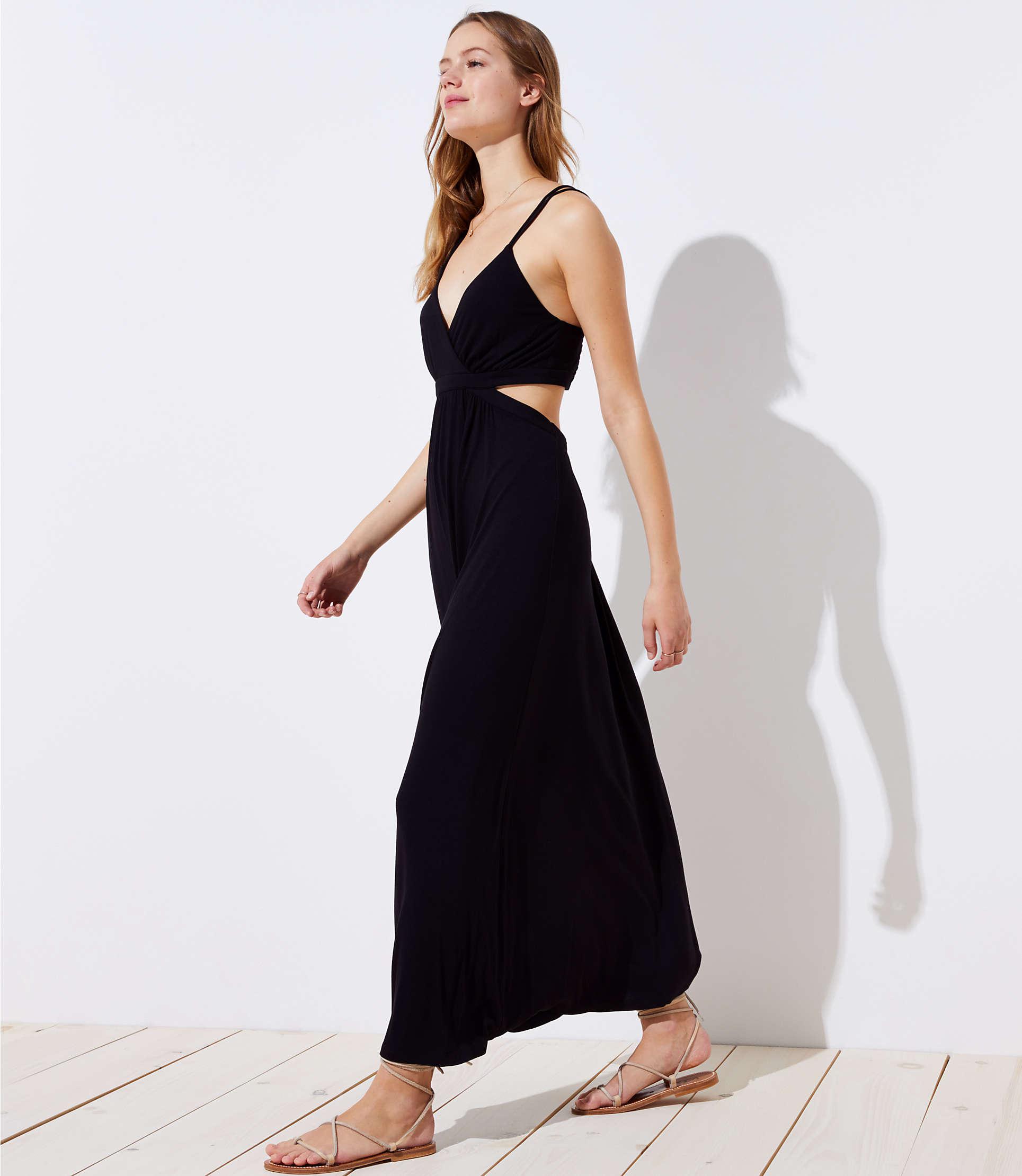 loft black maxi dress