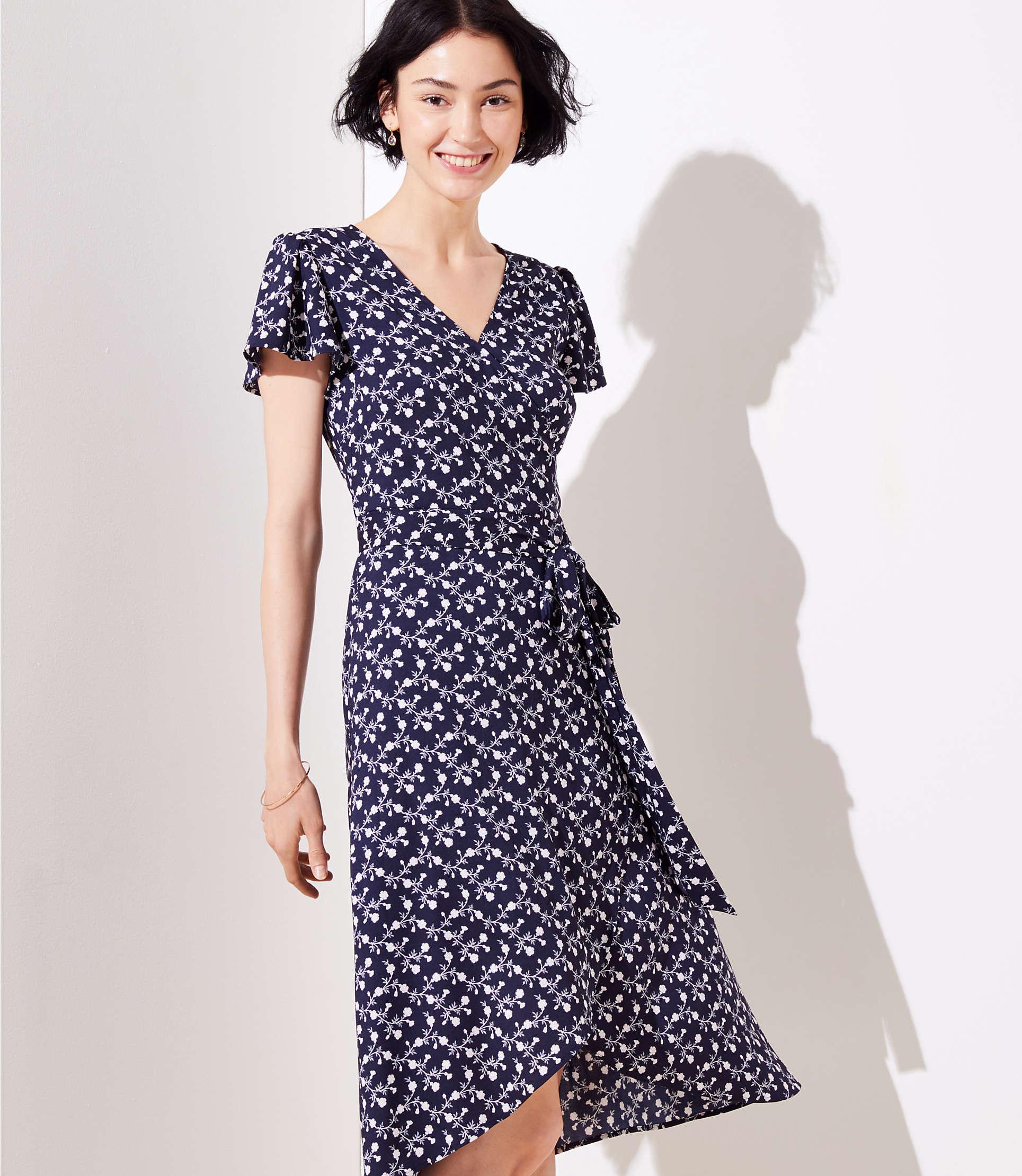 loft wrap dress