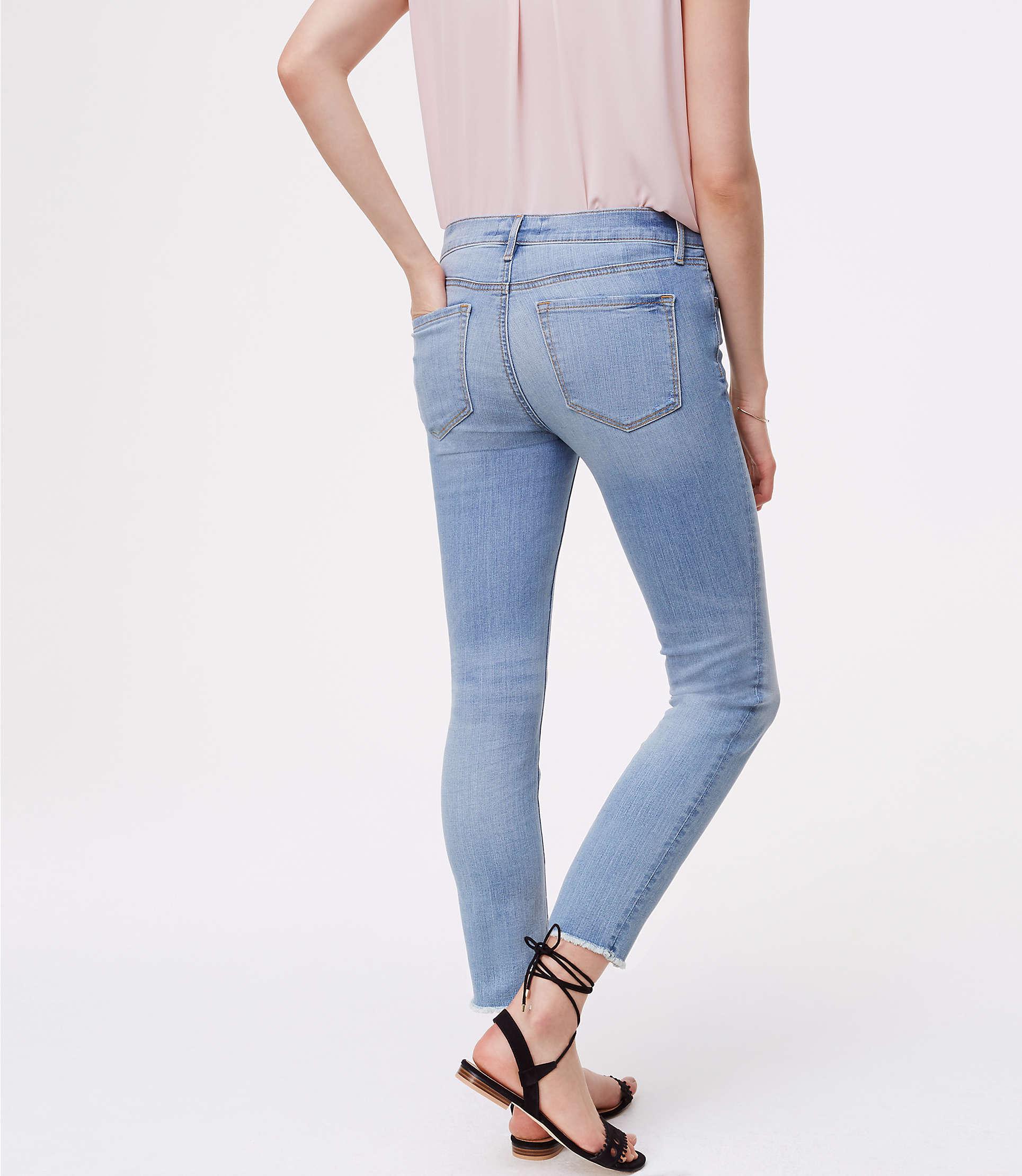 loft modern crop jeans