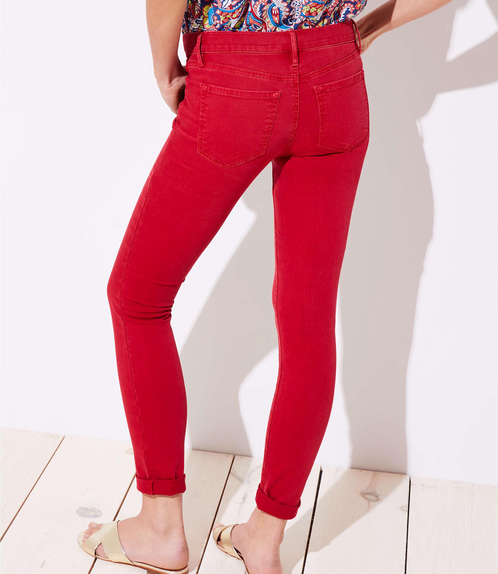 modern skinny crop loft