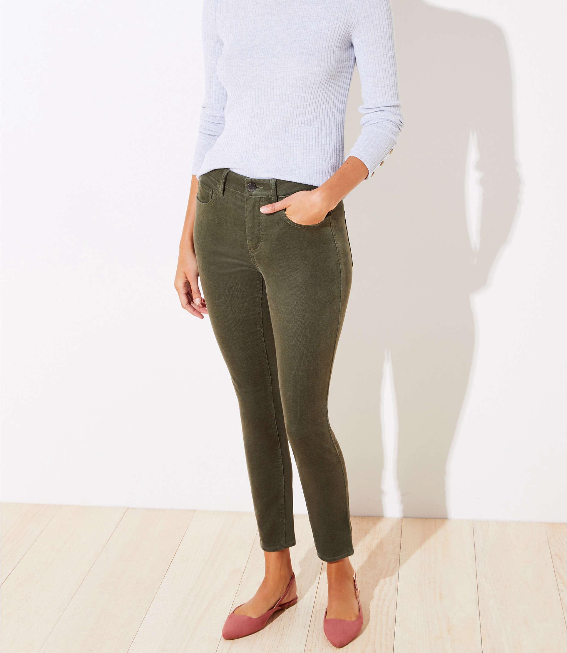 loft green pants