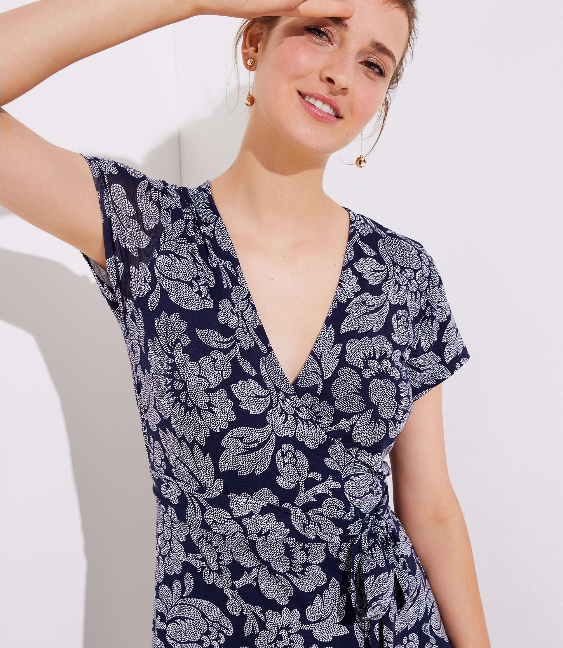 the loft wrap dress