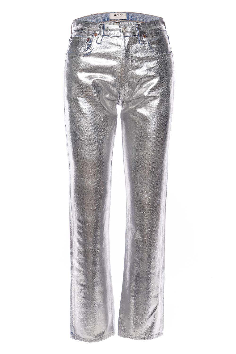 Agolde 90's Pinch Waist Straight Leg Jeans in Gray | Lyst