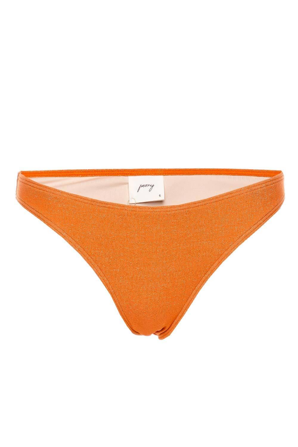 Peony Staple Bikini Bottoms in Clementine (Orange) | Lyst