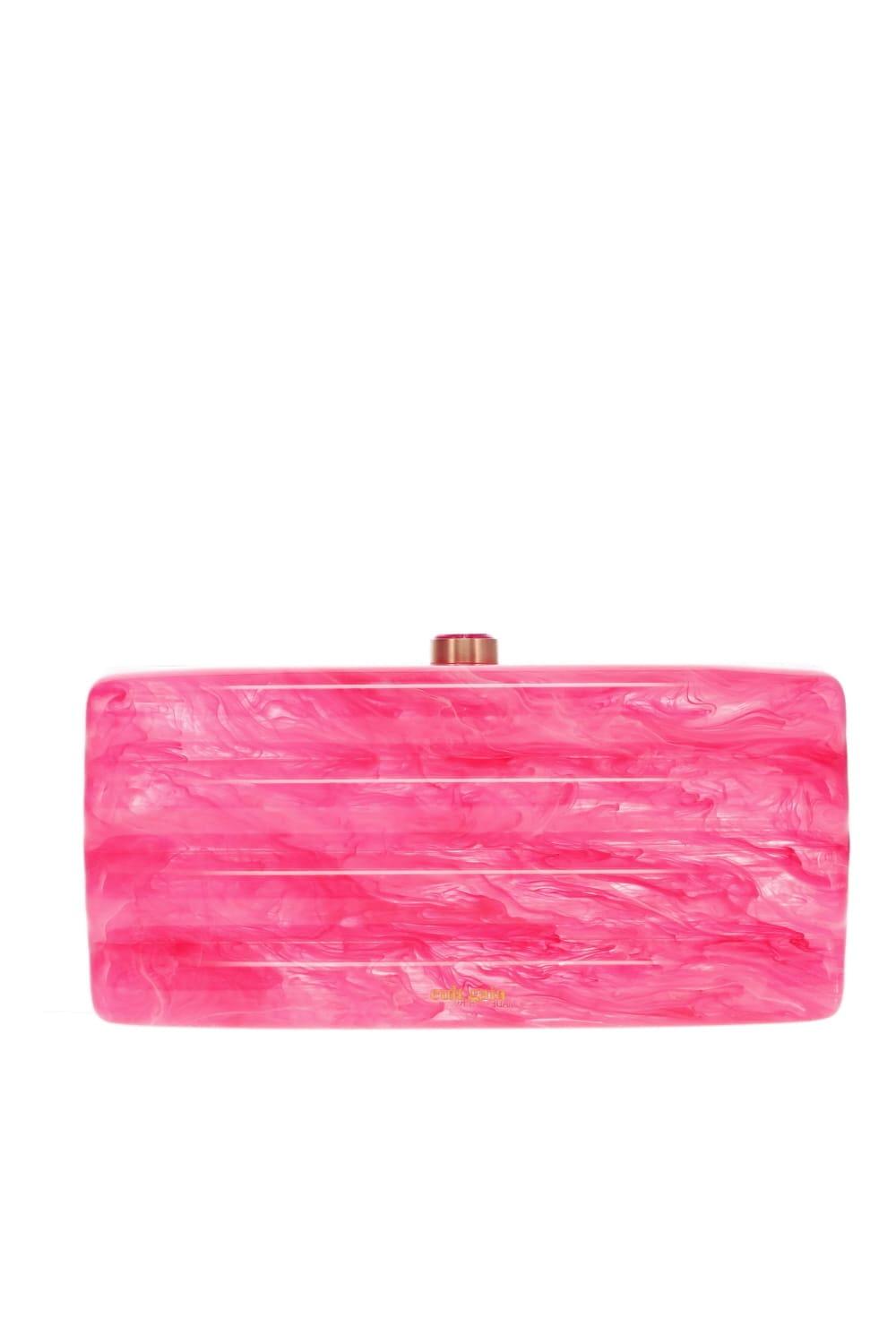 Cult Gaia Enid Acrylic Box Clutch in Pink Lyst