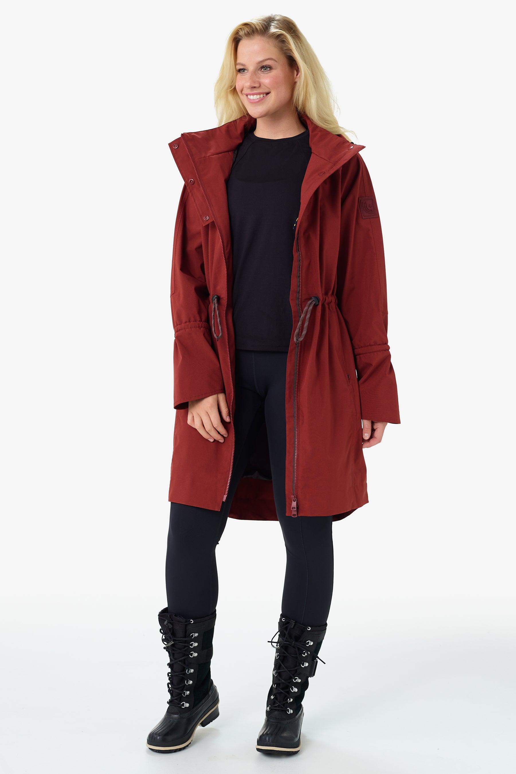 Lolë Piper Packable Into A Backpack Rain Jacket in Red Lyst