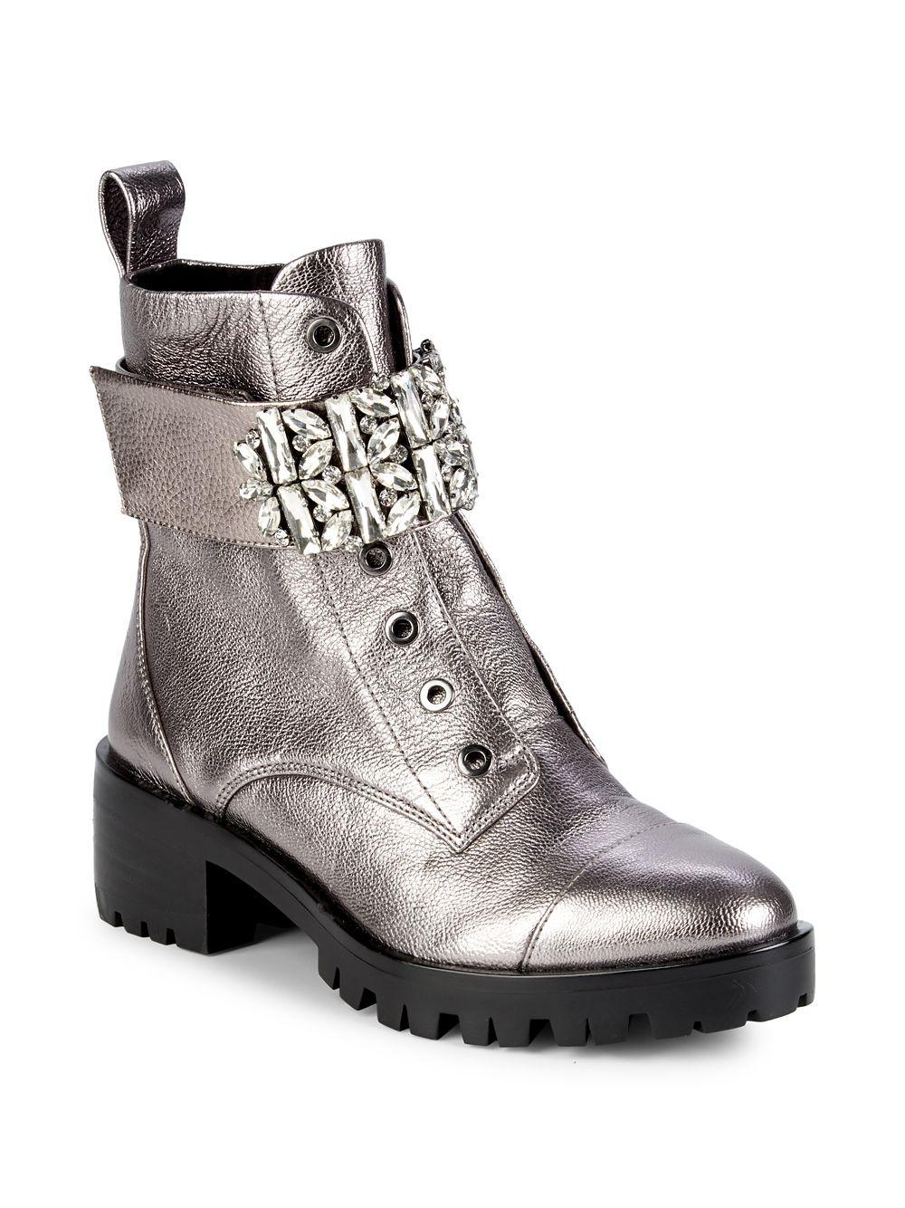 karl lagerfeld leopard booties