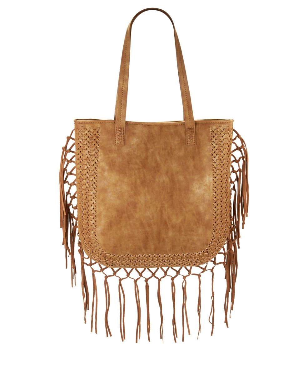 lyst steven by steve madden shay fringed faux leather lyst steven by steve madden shay fringed faux leather