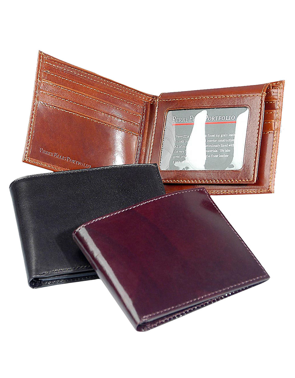 perry ellis money clip wallet