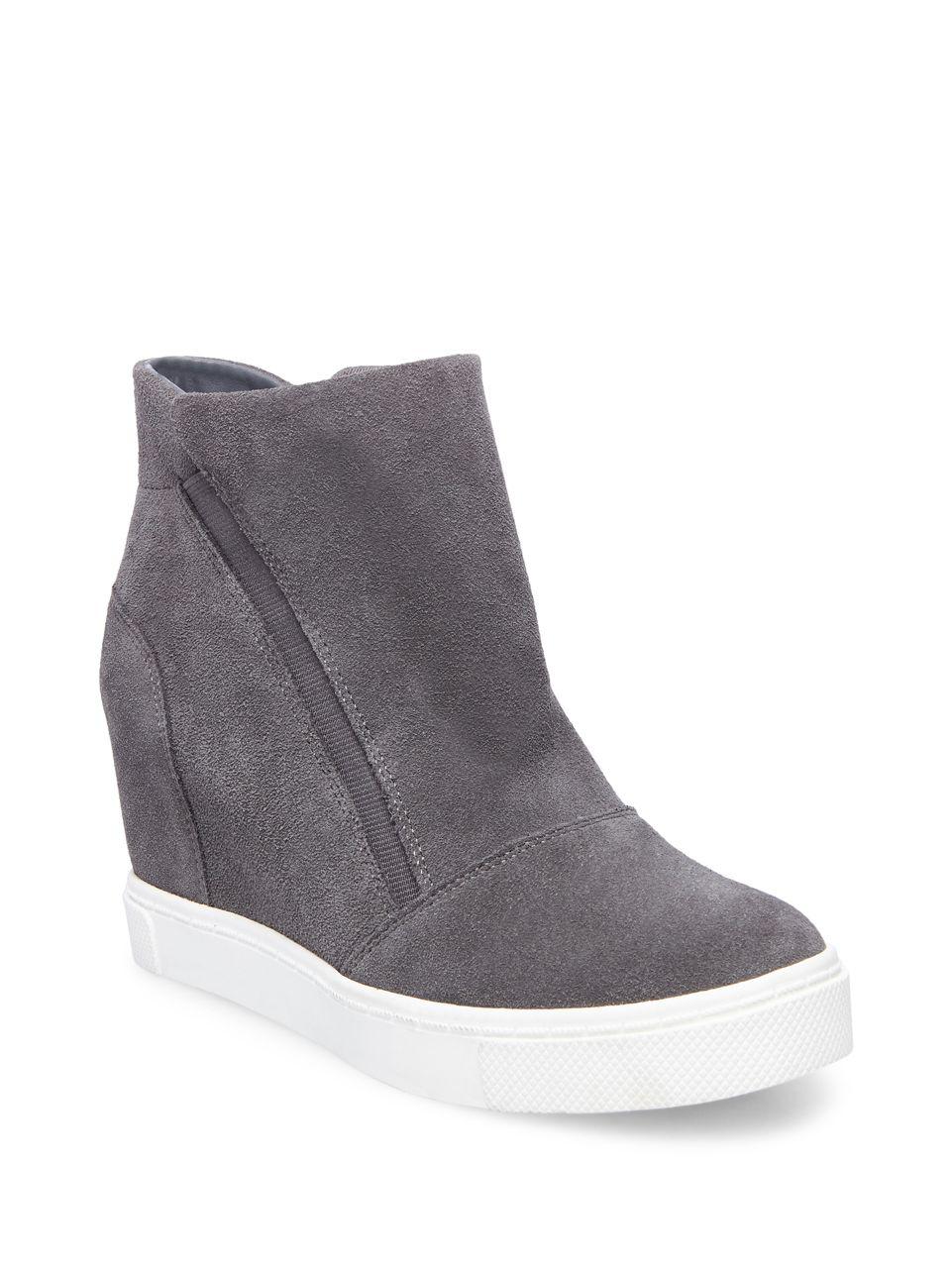 Steve madden gray wedges best sale