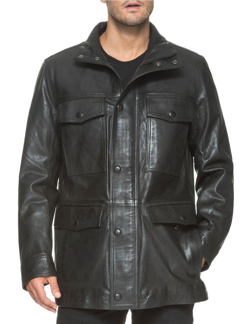 Marc new york By Andrew Marc Plymouth Lightweight Leather Jacket in ...
