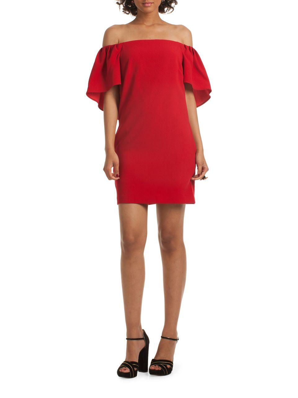 trina turk red zeal dress