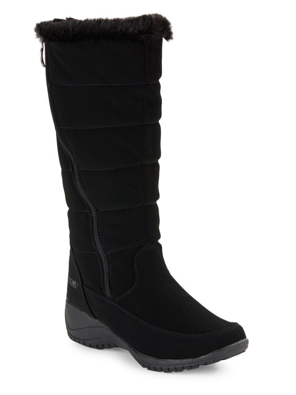 khombu black boots