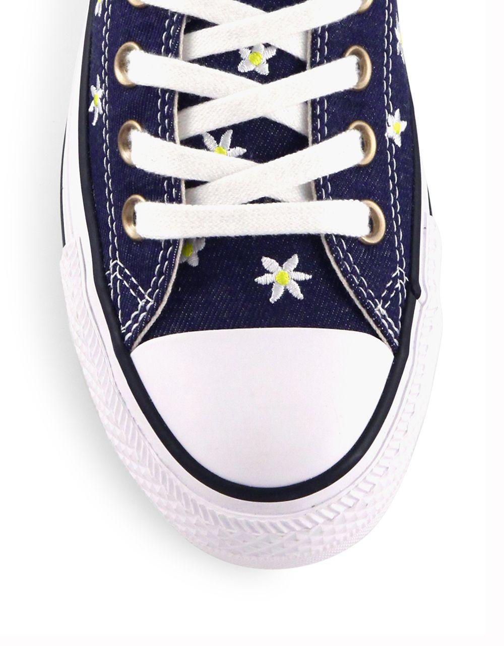 denim daisy converse