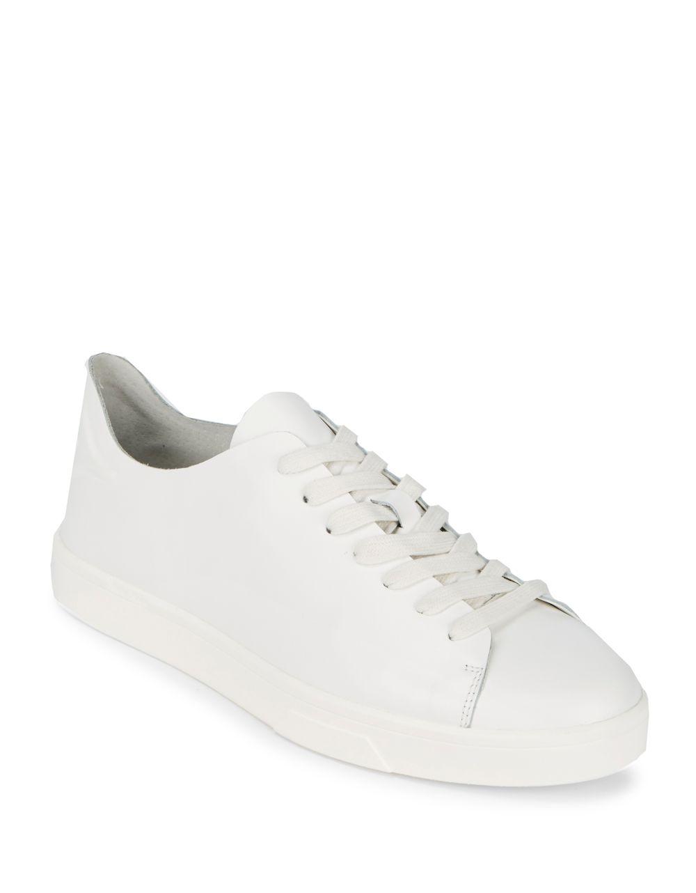 calvin klein white and silver trainers