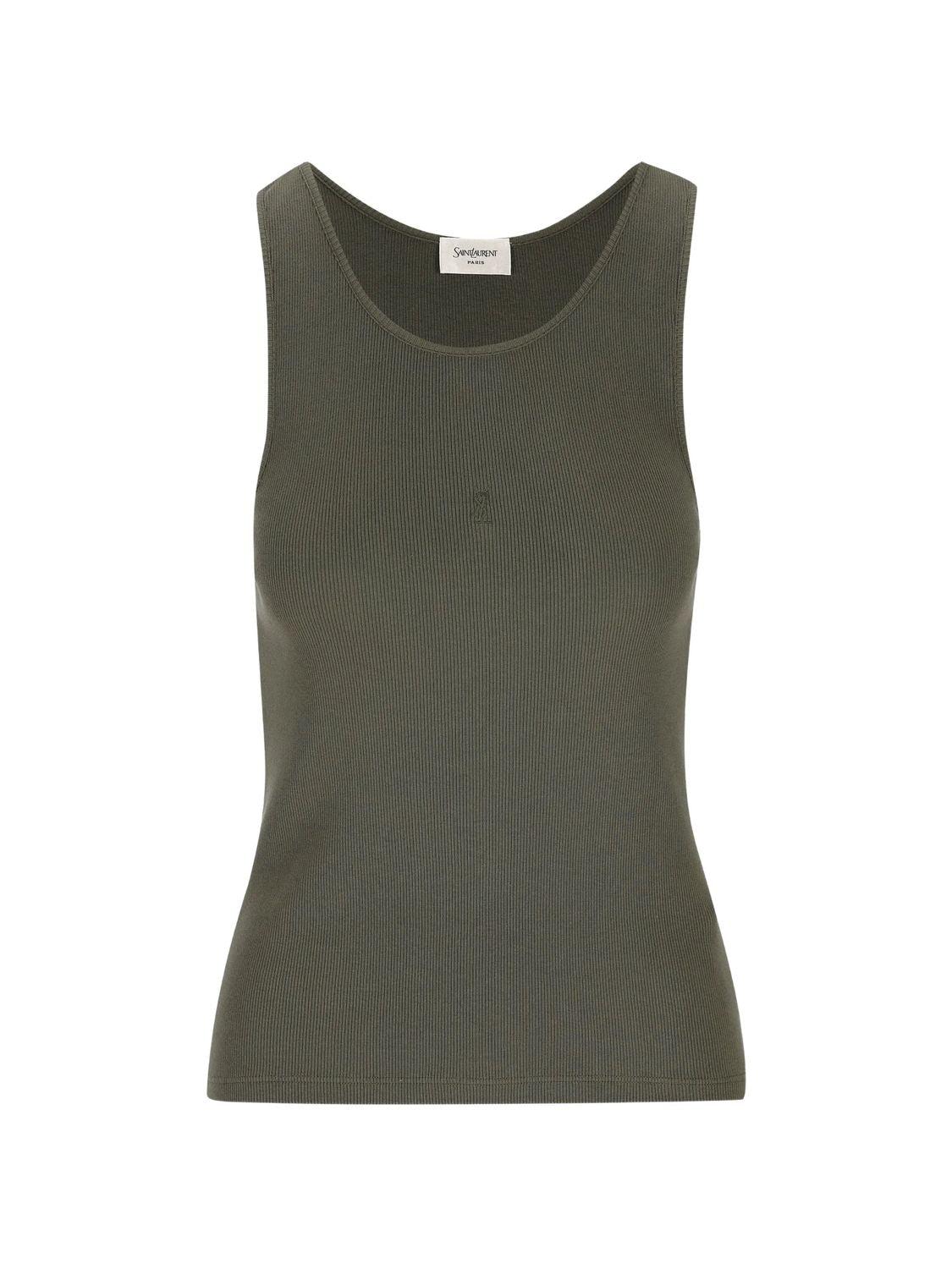 Women's Saint Laurent Sleeveless and tank tops | Lyst