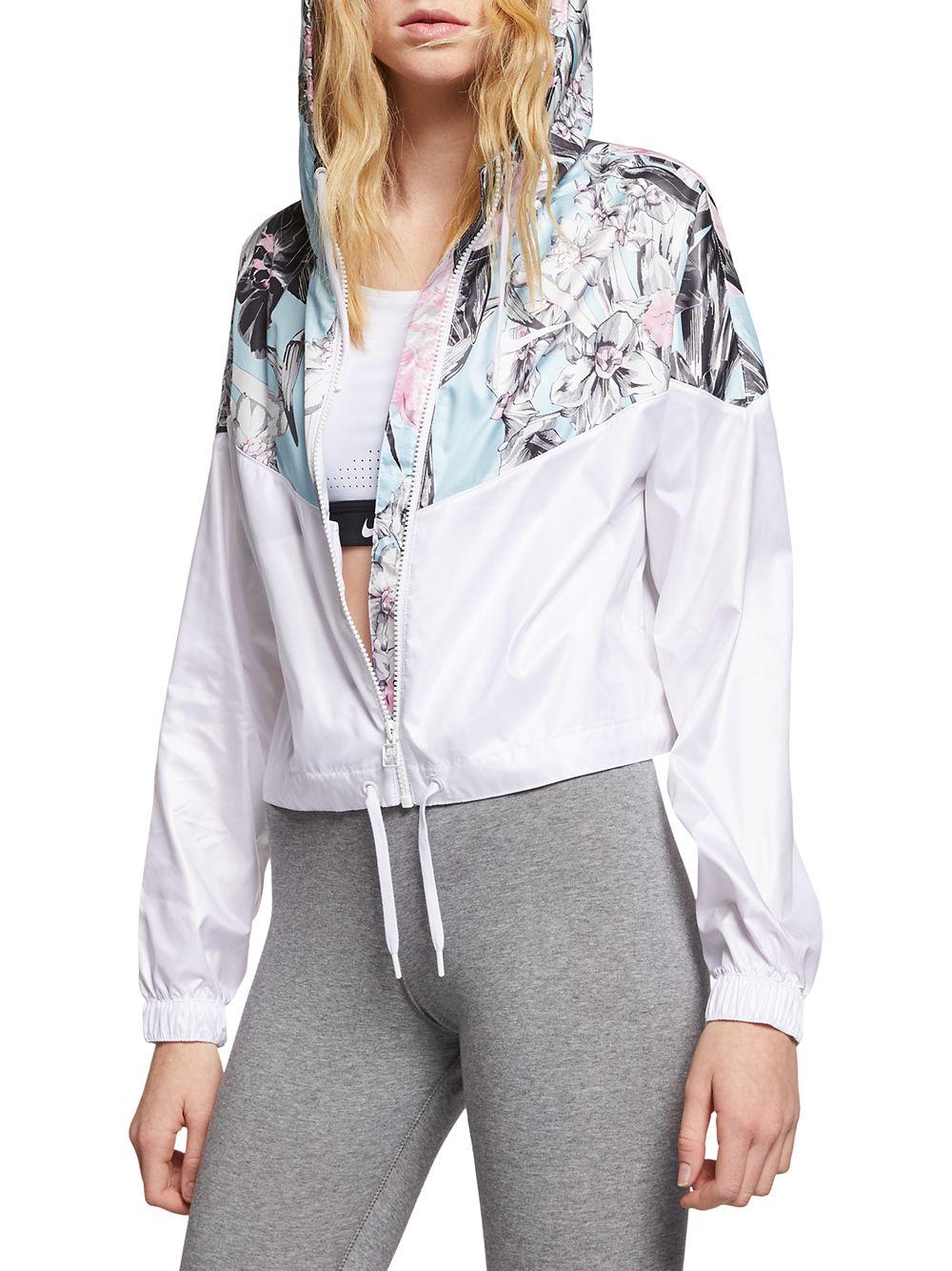 nike windbreaker cropped jacket