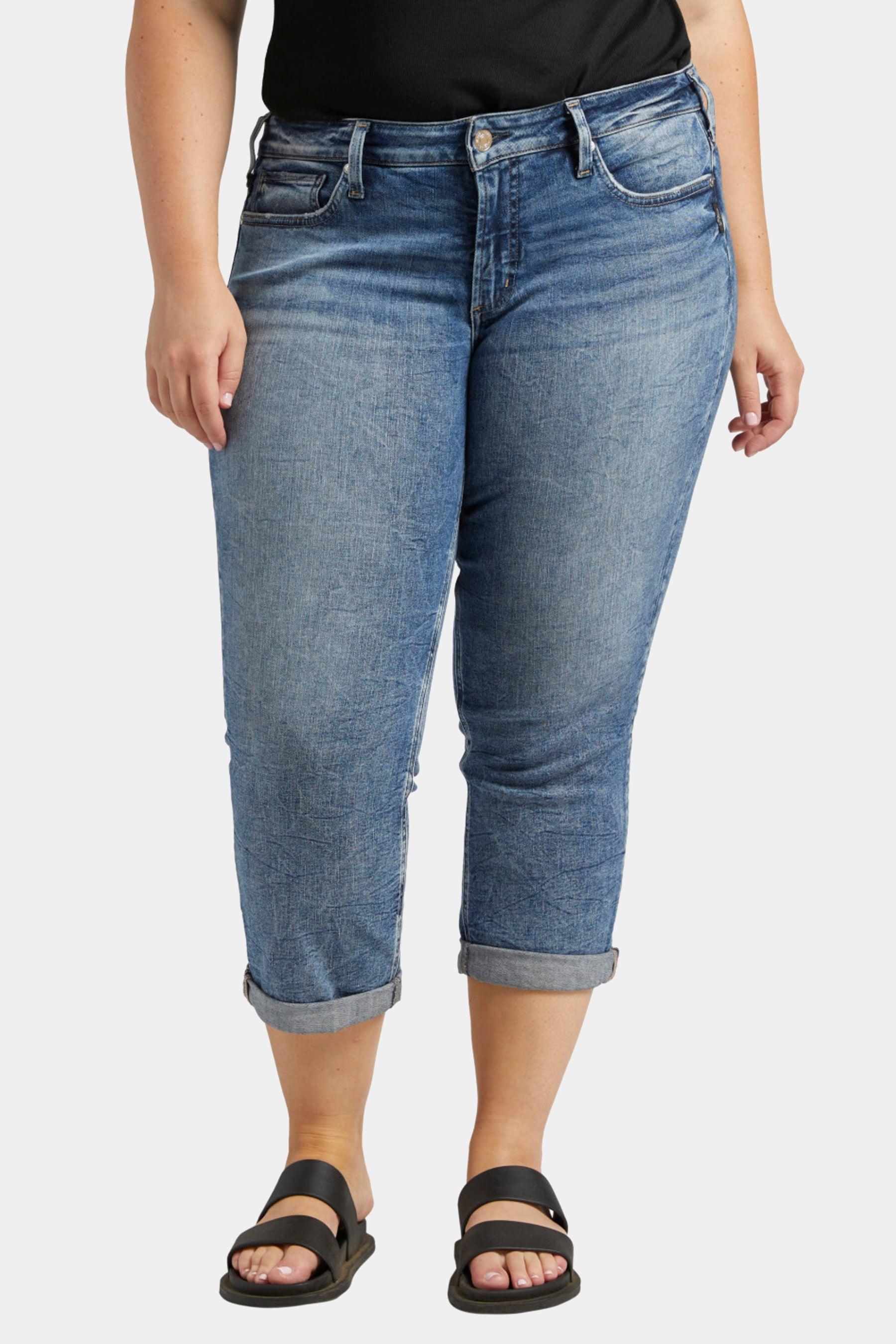 Jag Jeans Britt Low Rise Capri in Blue | Lyst